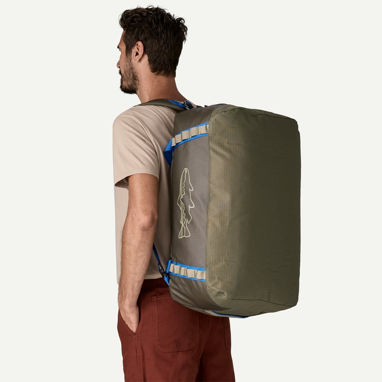 Black Hole Duffel 55L - Basin Green w/Fitz Trout