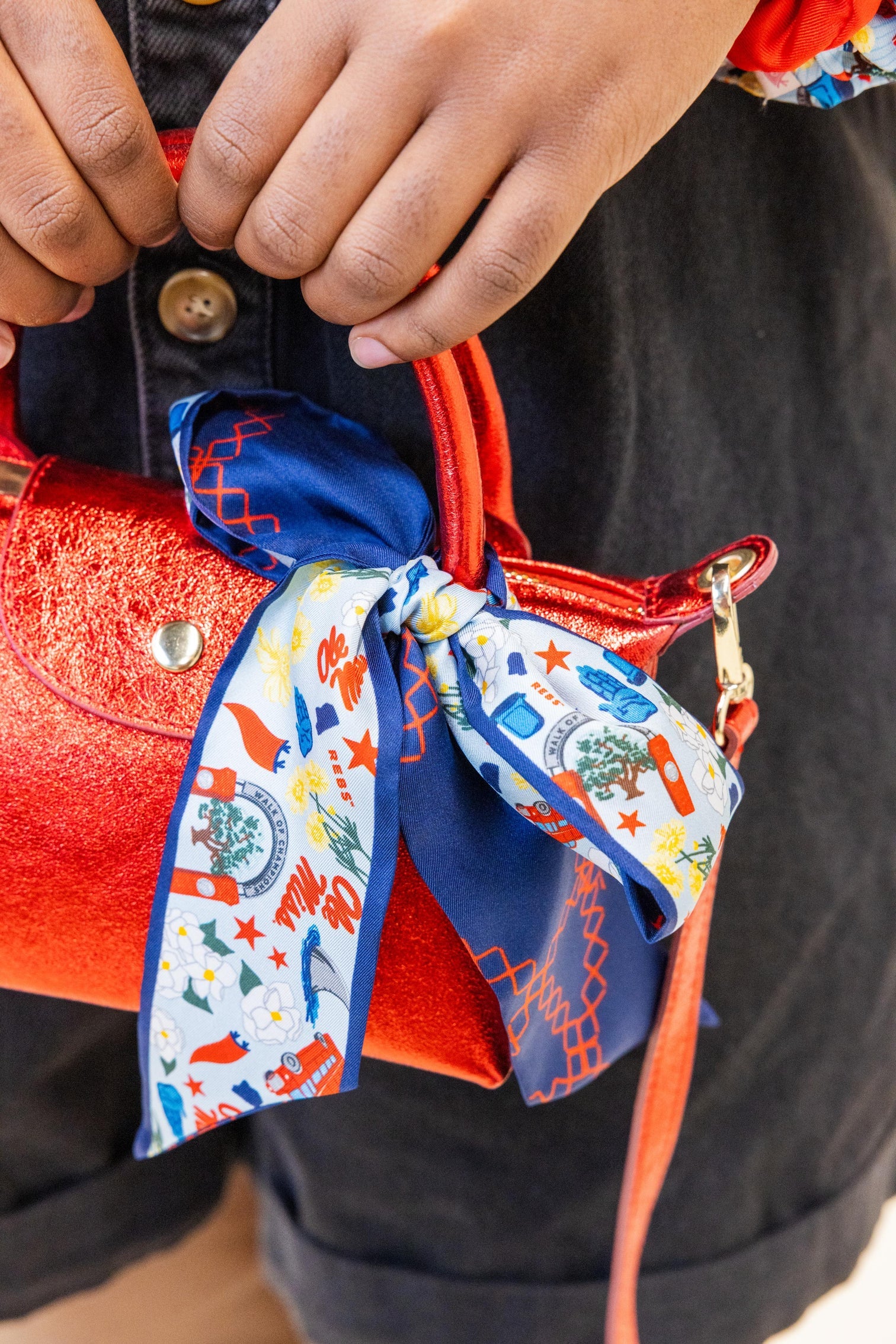 Ole Miss Rebels Skinny Scarf