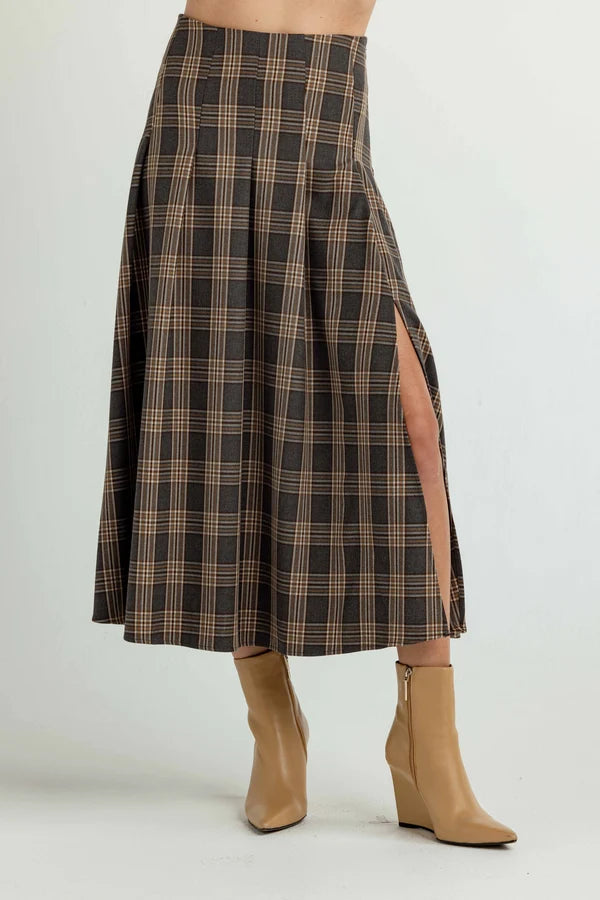 Bella Skirt-Ashwood Plaid