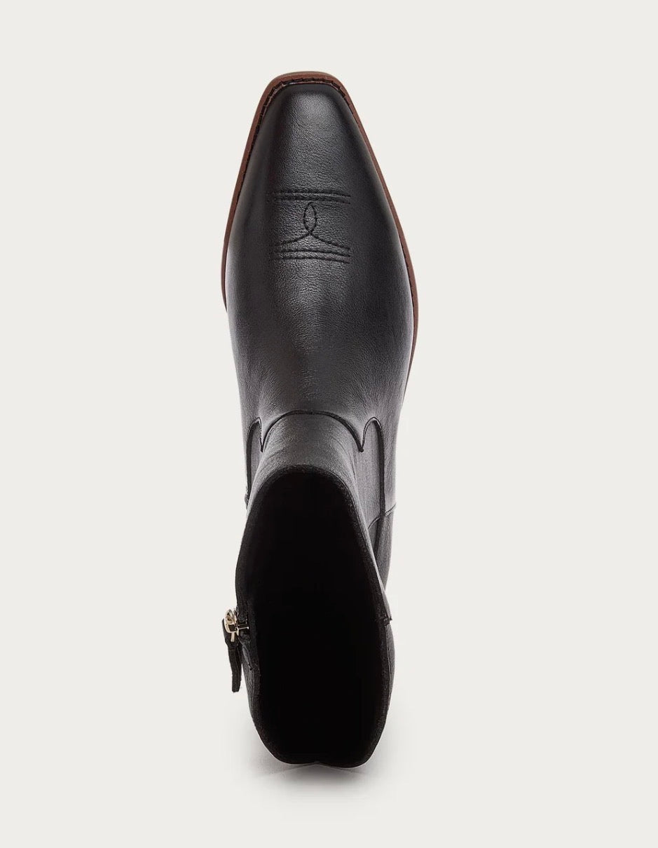 Piper Black Leather Boot