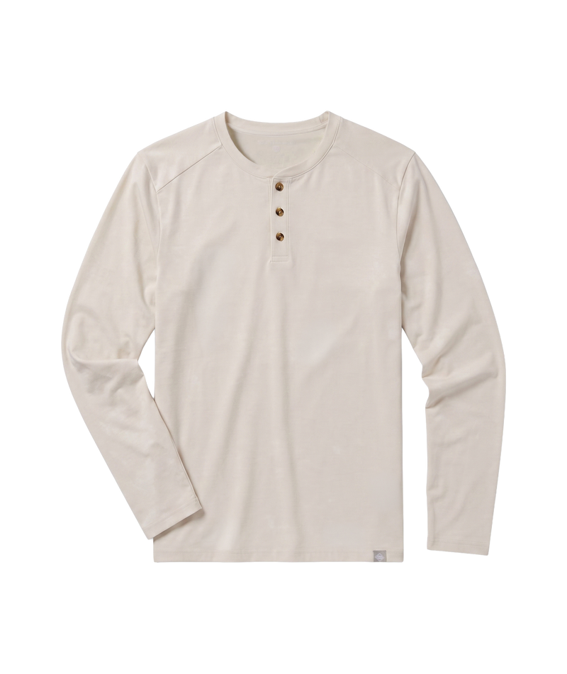 Max Comfort Henley LS - Oatmeal