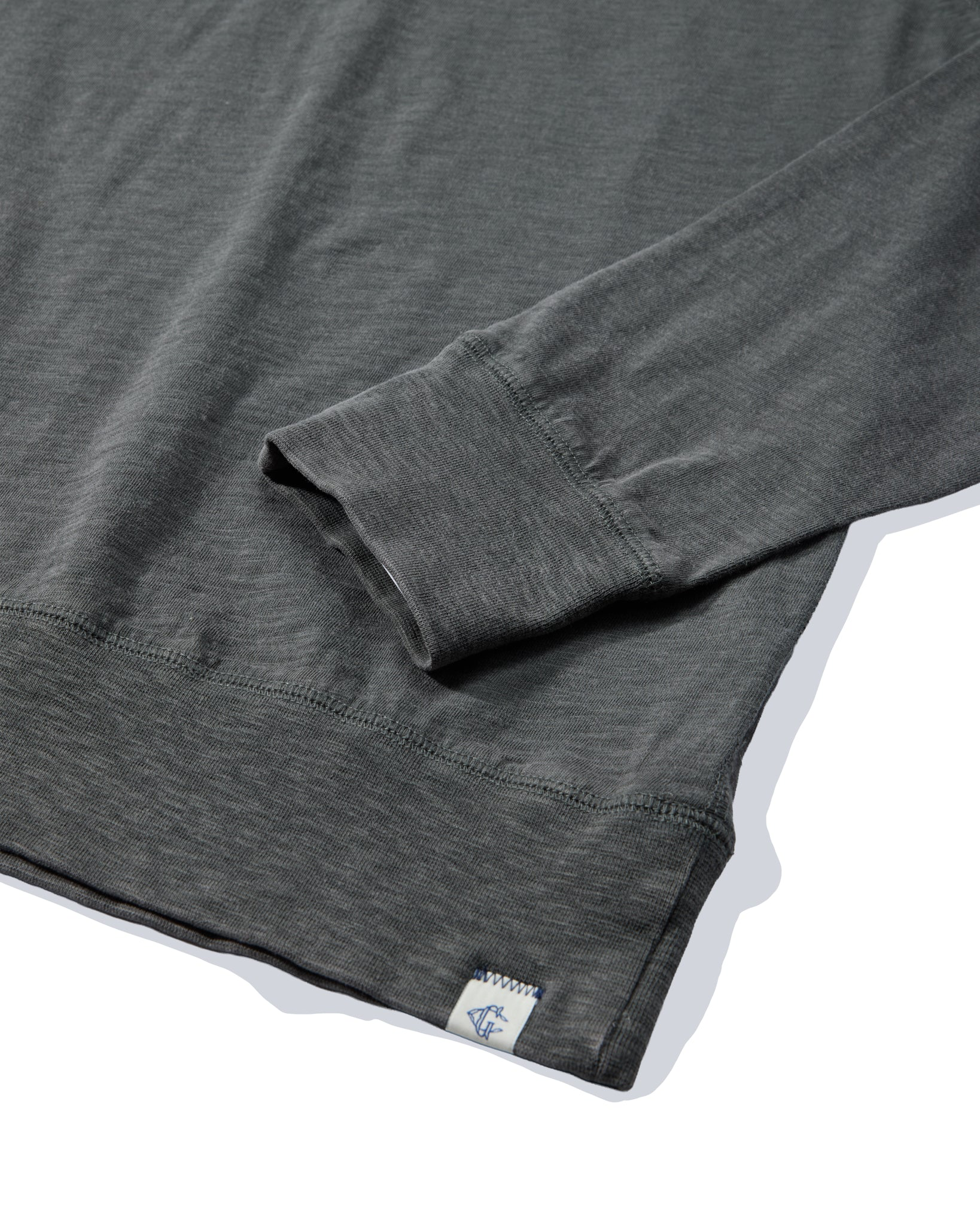 Hewitt Garment Dyed Hoodie - Washed Black