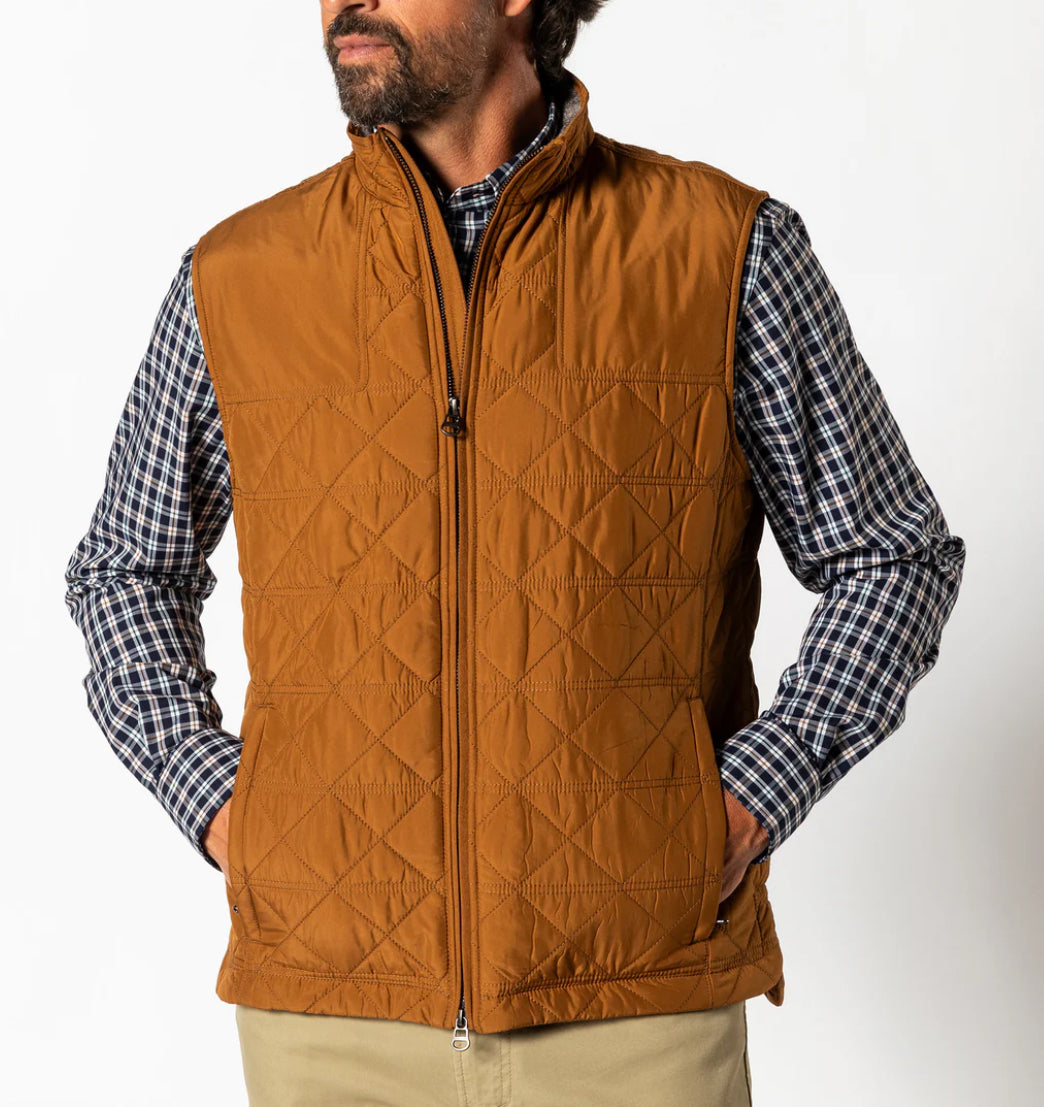 Fremont Sport Quilted Vest - Dark Amber