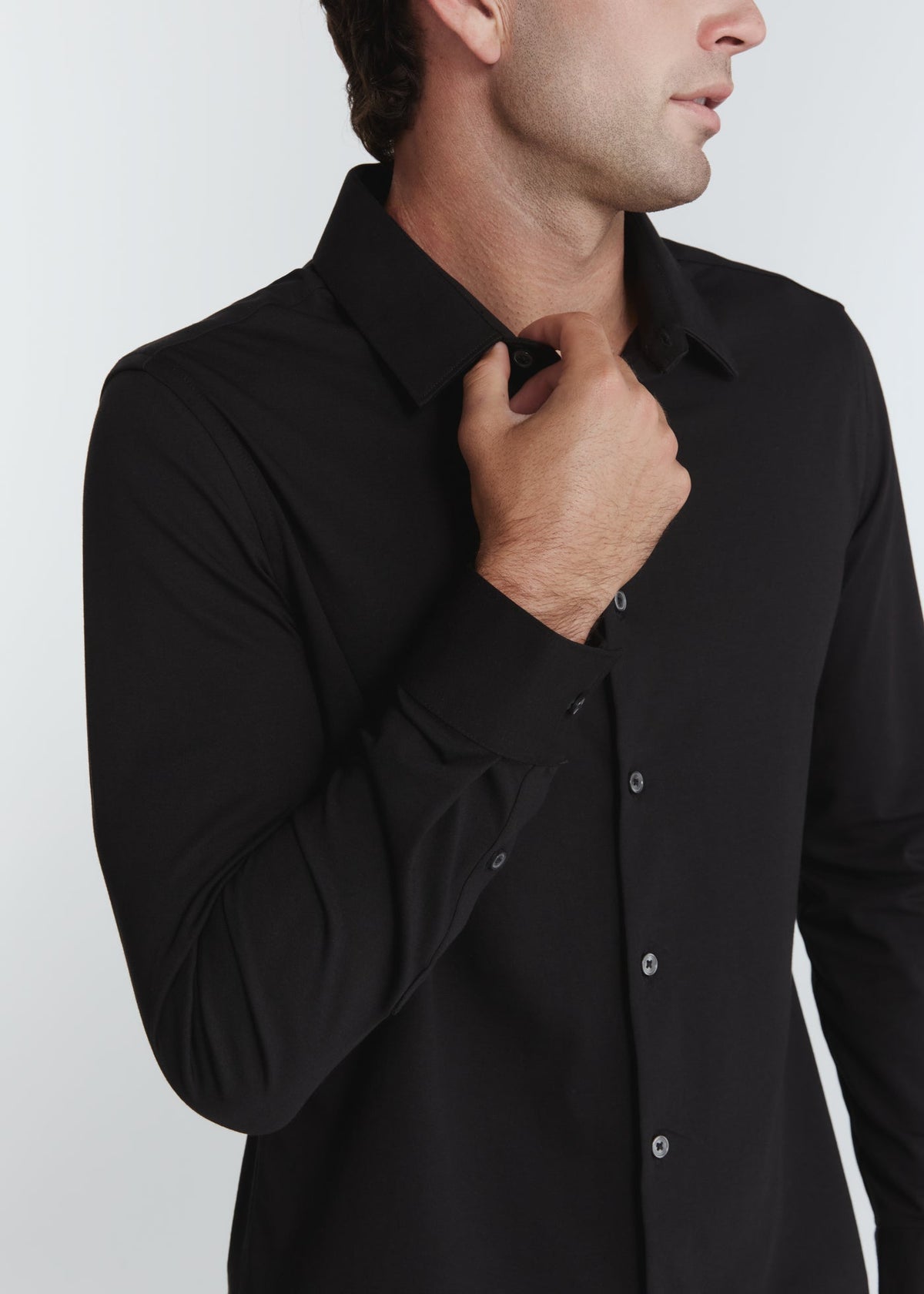 Girona Long Sleeve Shirt - Black