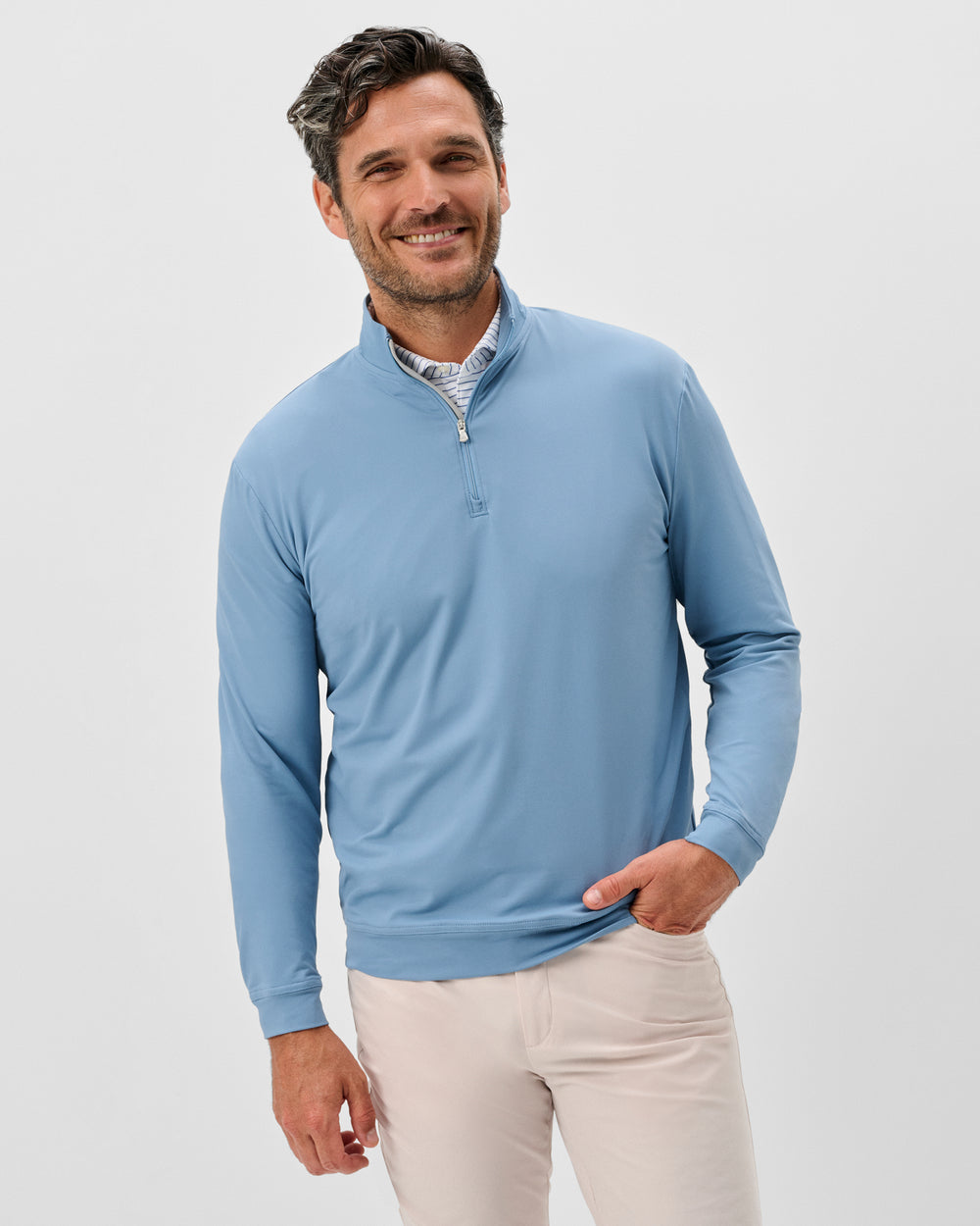 Motion Performance 1/4 Zip - Gulf Blue