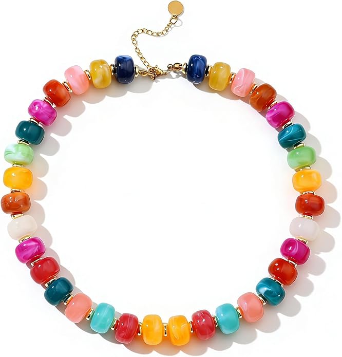 Chunky Candy Beaded Necklace