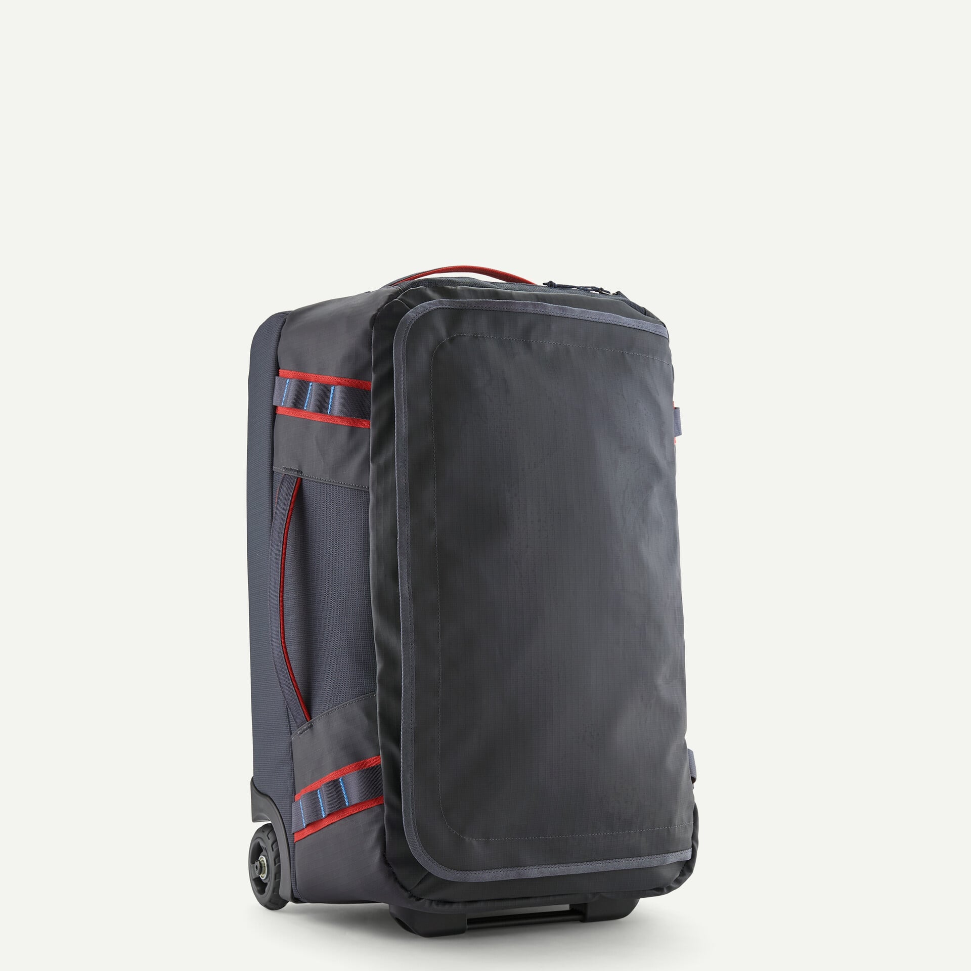 Black Hole Wheeled Duffel 40L - Smolder Blue w/Amanita Red