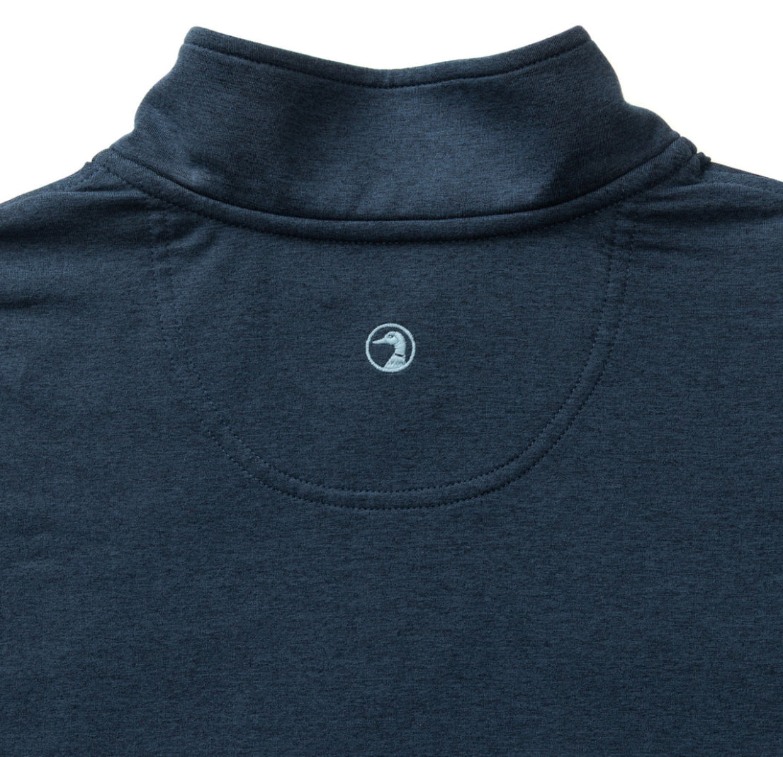Long Drive Performance Pullover - Navy Heather