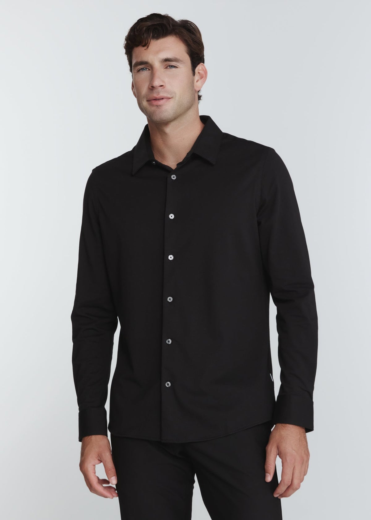 Girona Long Sleeve Shirt - Black