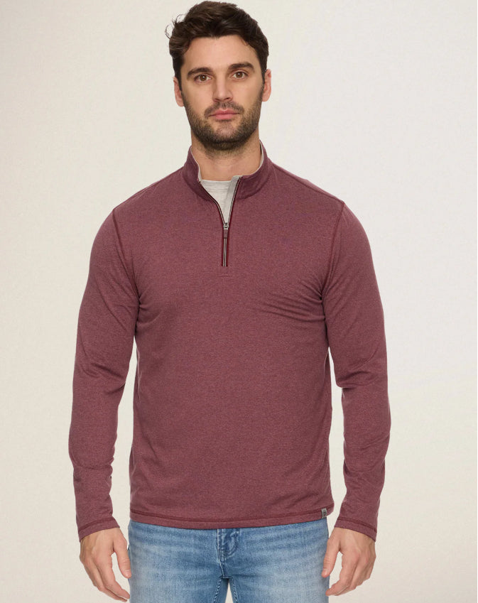 Clutch Comfort 1/4 Zip - Maroon