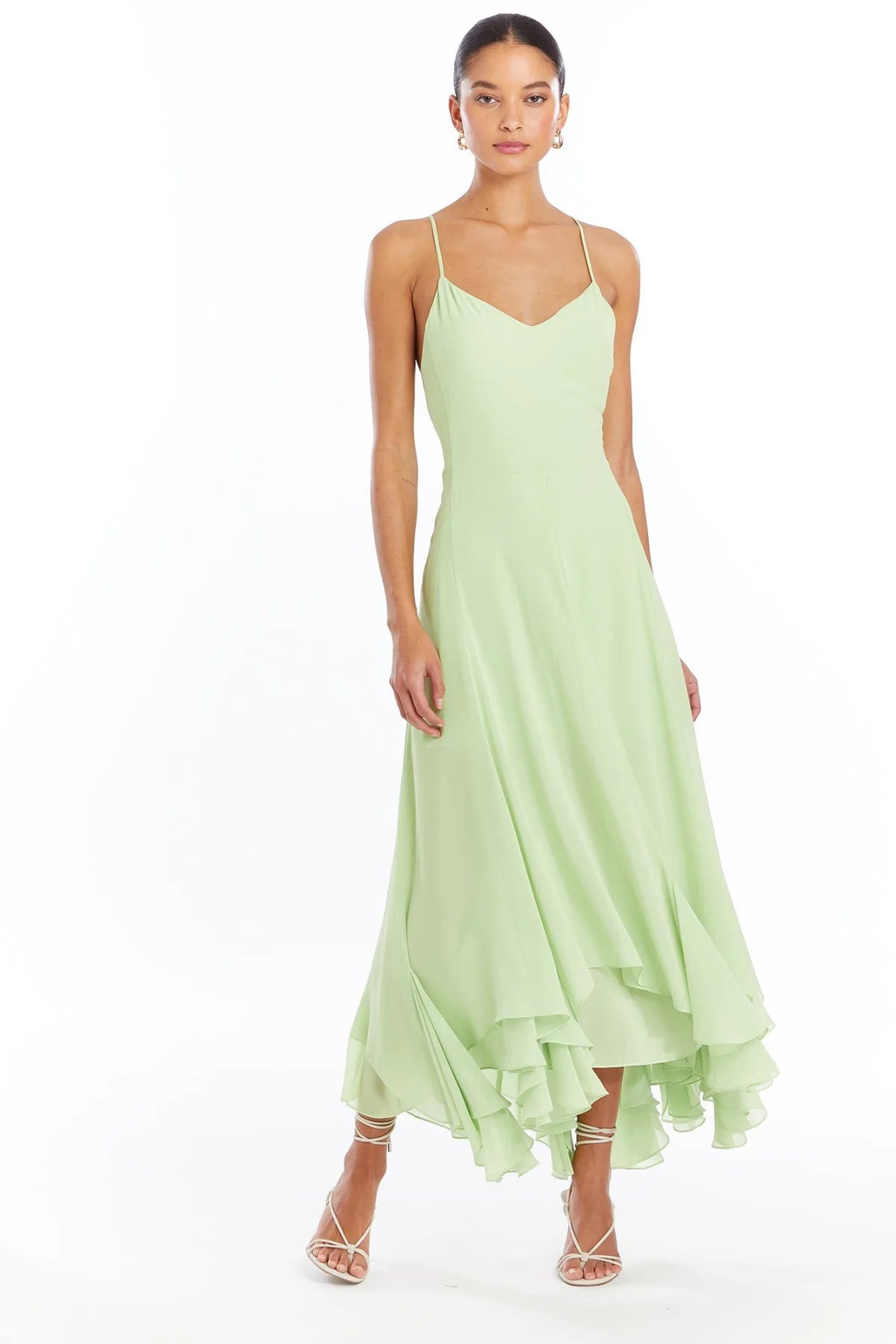 Clemenza Dress-Pear