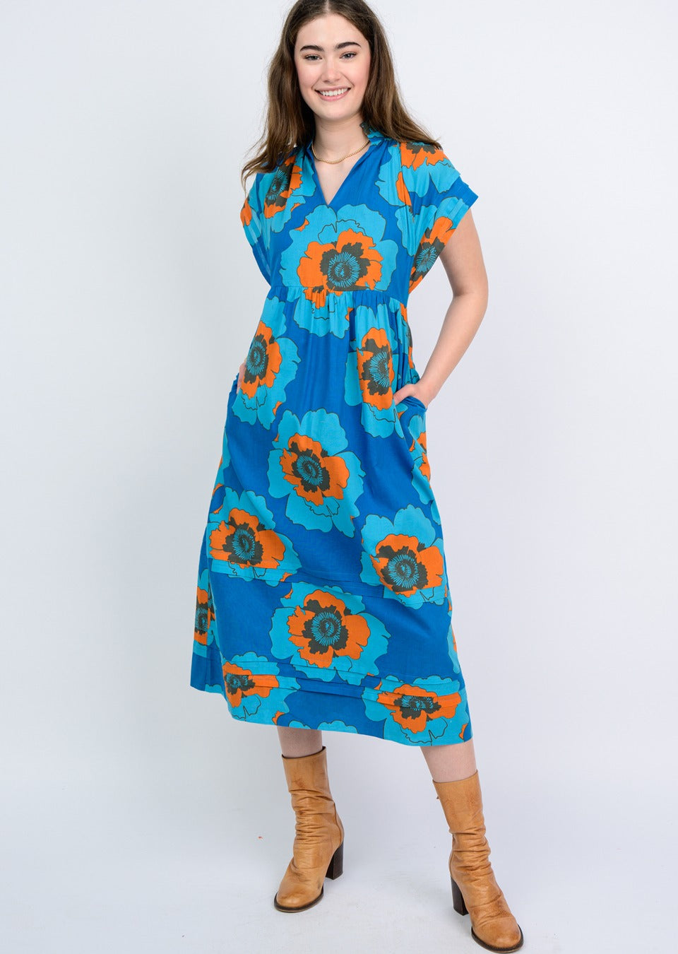 Fall Flowers Dress