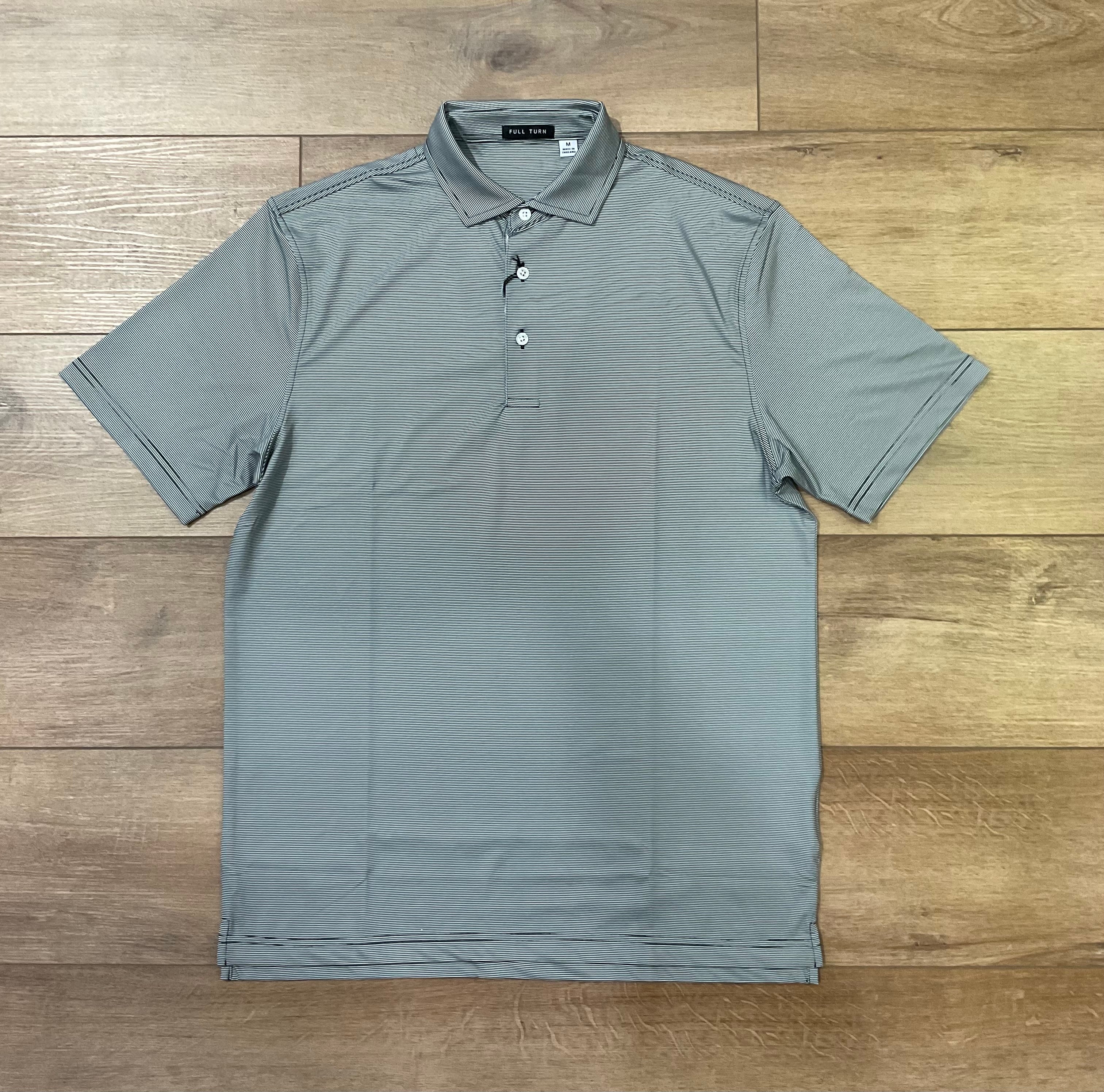 Black Butter Stripe Polo
