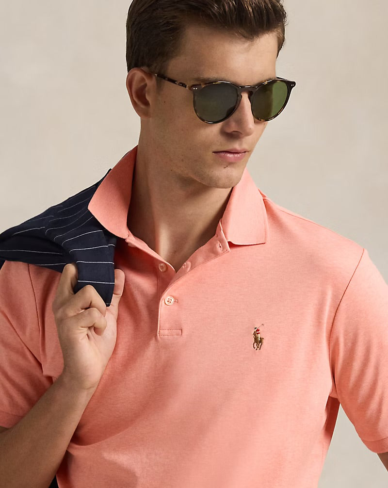 Soft Touch Short Sleeve - Soft Orange Heather