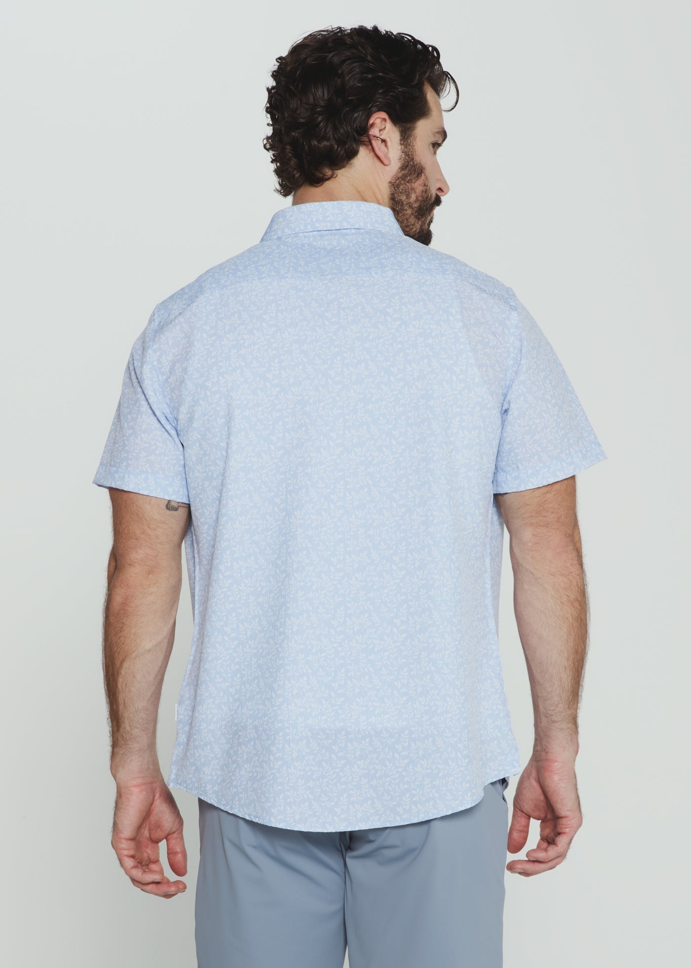 Kai Short Sleeve Shirt - Dusty Blue