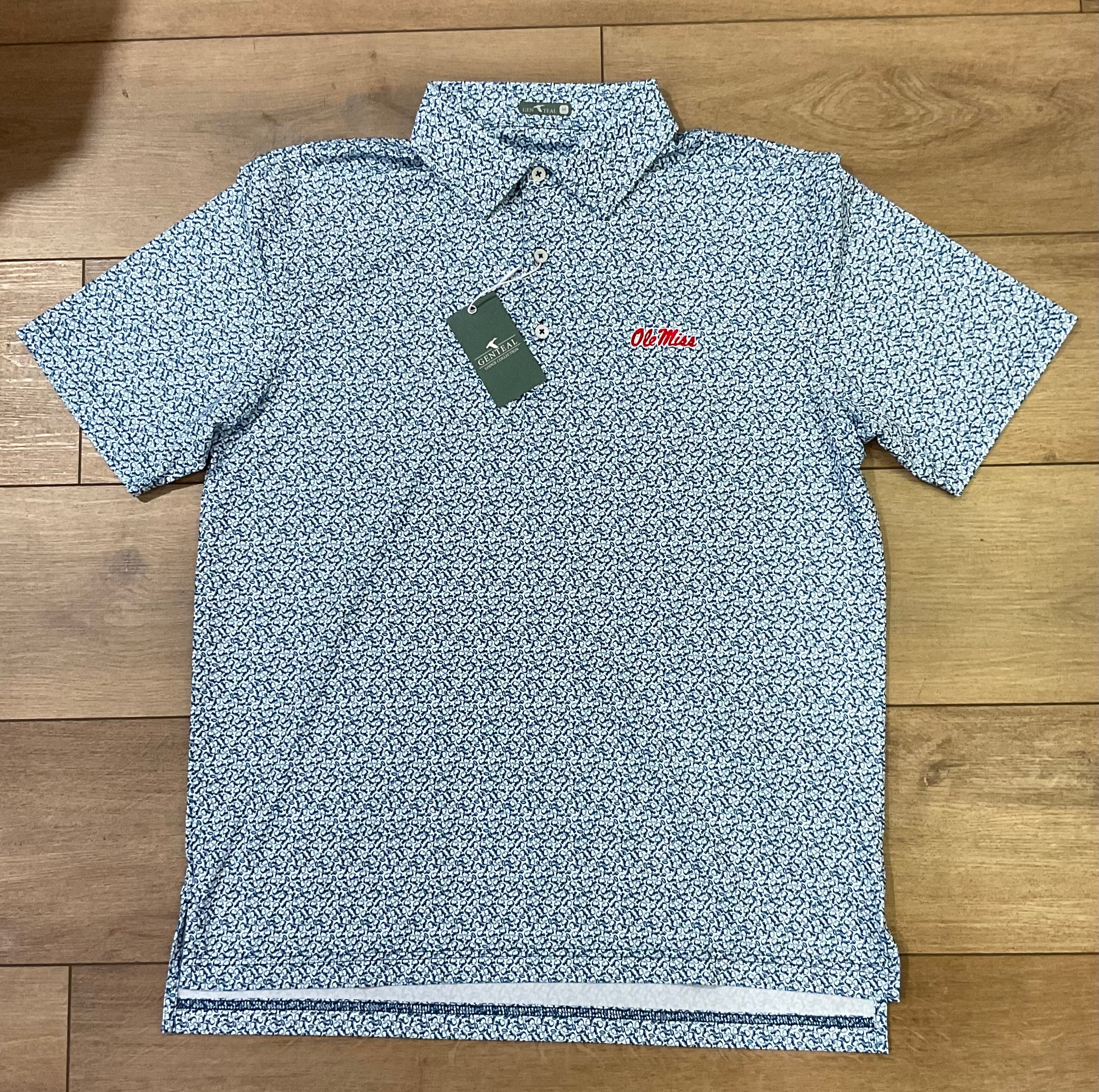 Ole Miss Helmet Havoc Polo - Navy