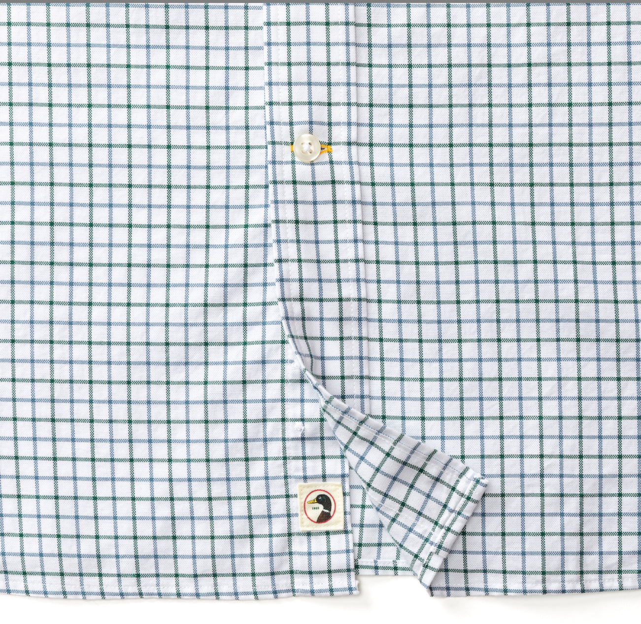 Cotton Oxford Sport Shirt - Forest Green