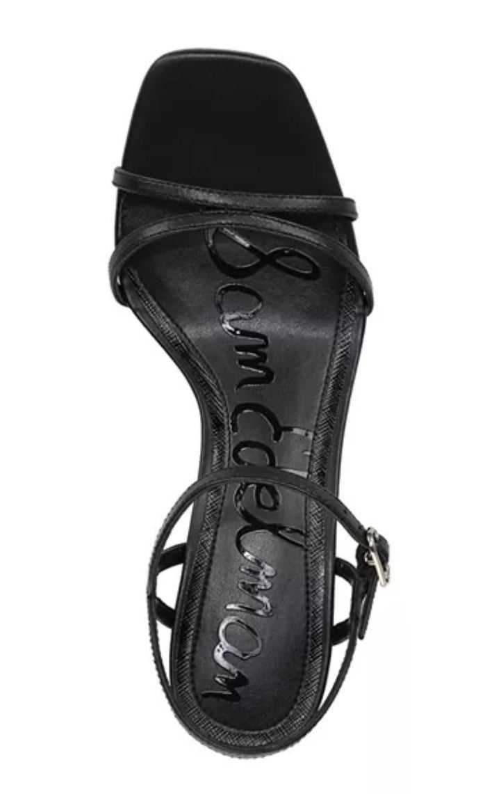 Presley Strappy Kitten Heel - Black
