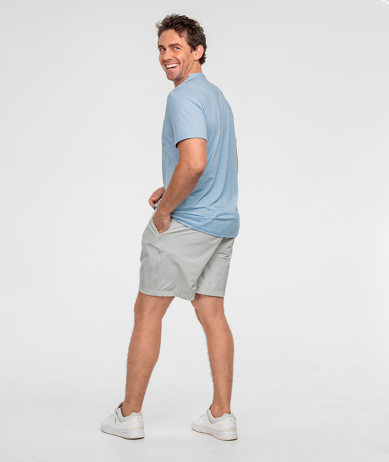 Max Comfort Henley - Blue Pearl