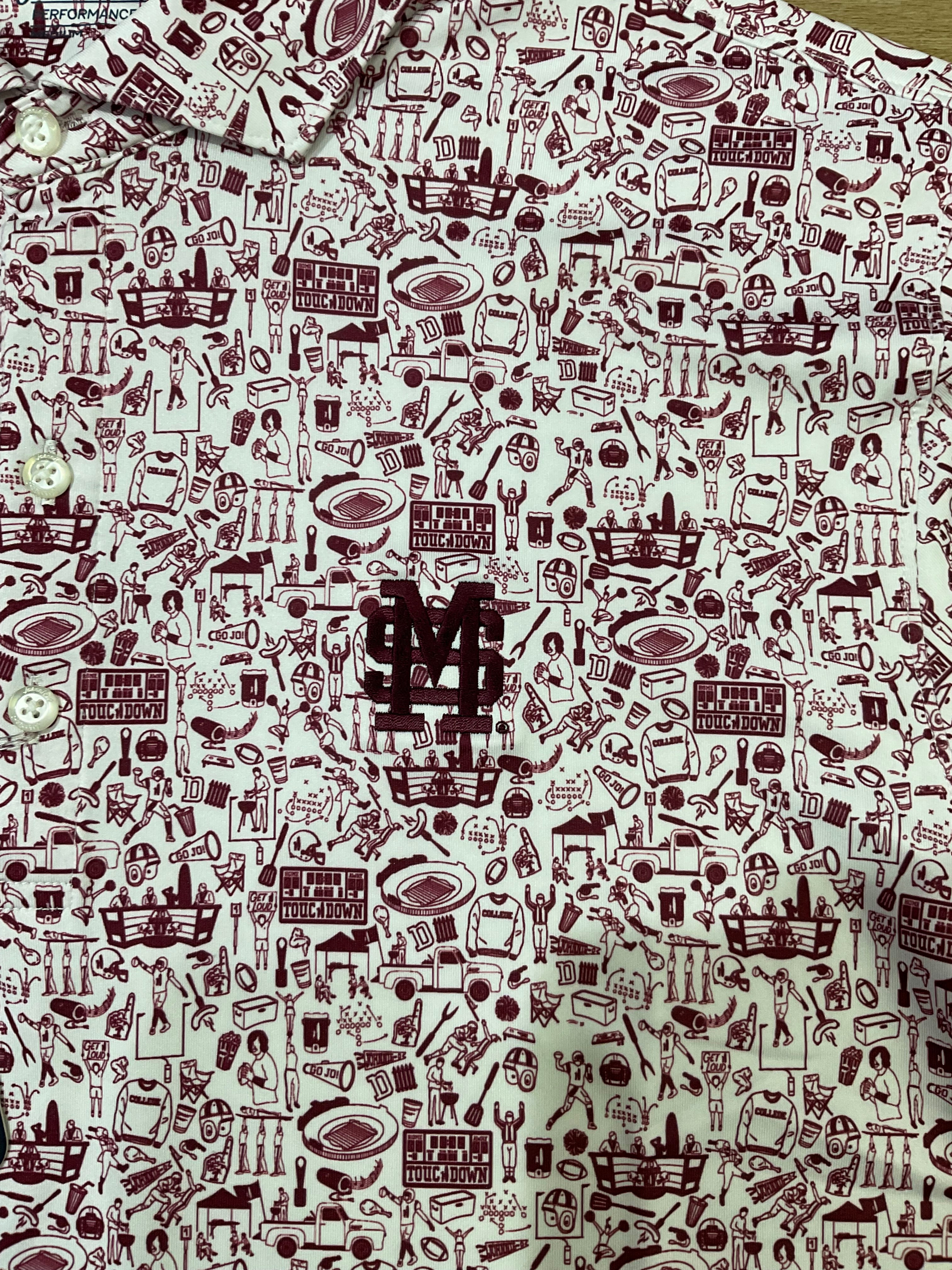 MSU Tailgater Polo - Maroon