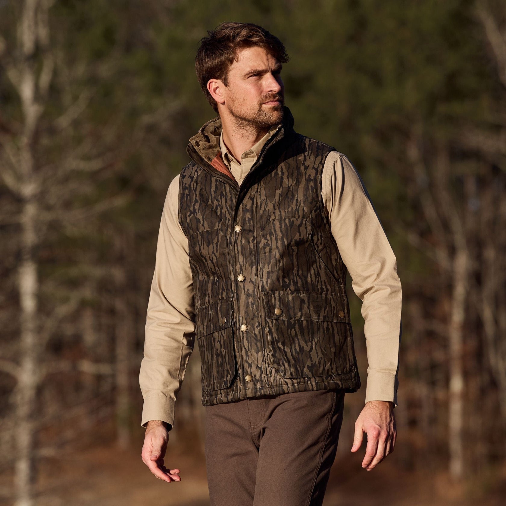 Fowler Vest in Mossy Oak Original Bottomland