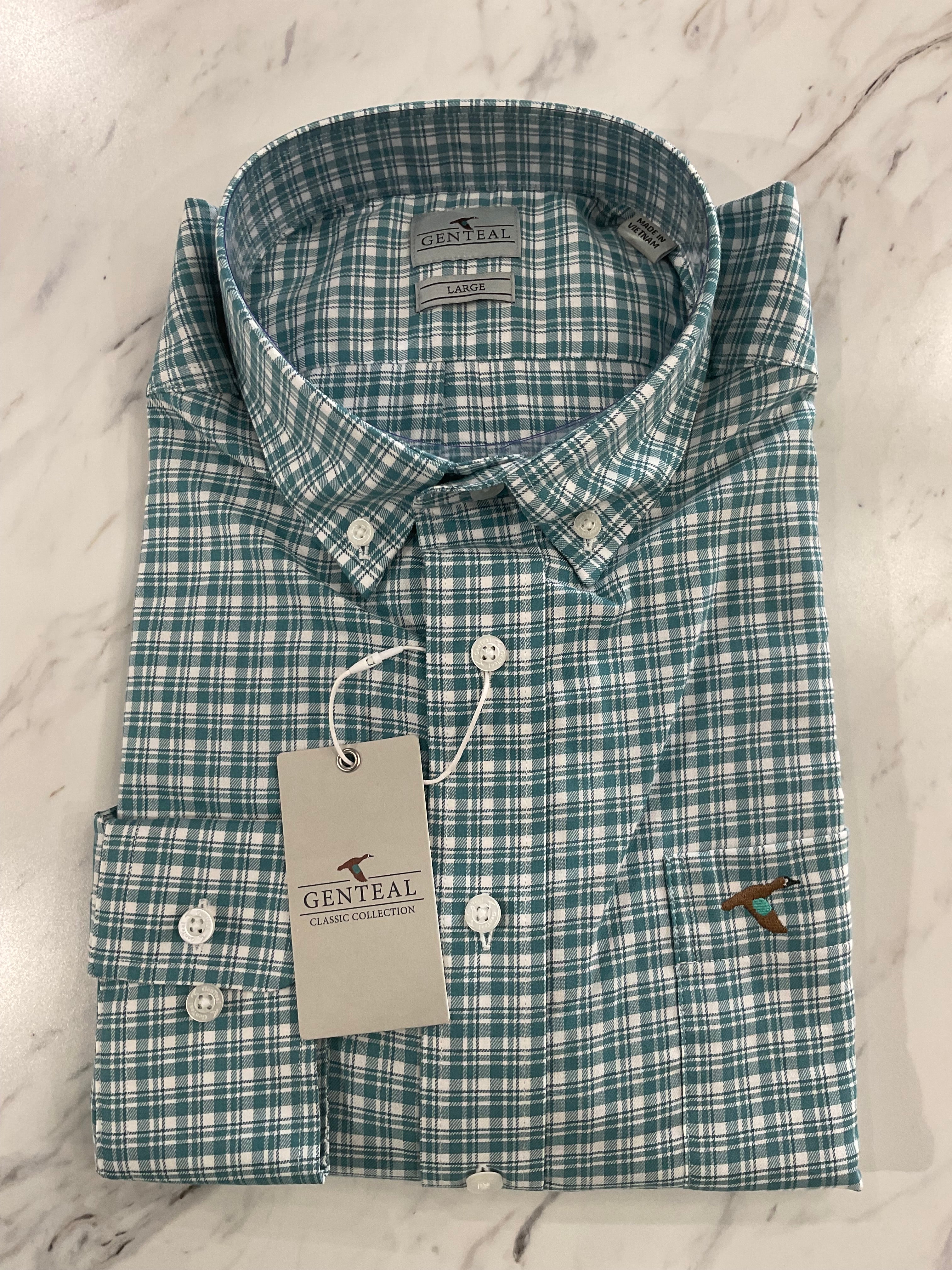 Breneman Cotton Blend Sport Shirt - Steelwave