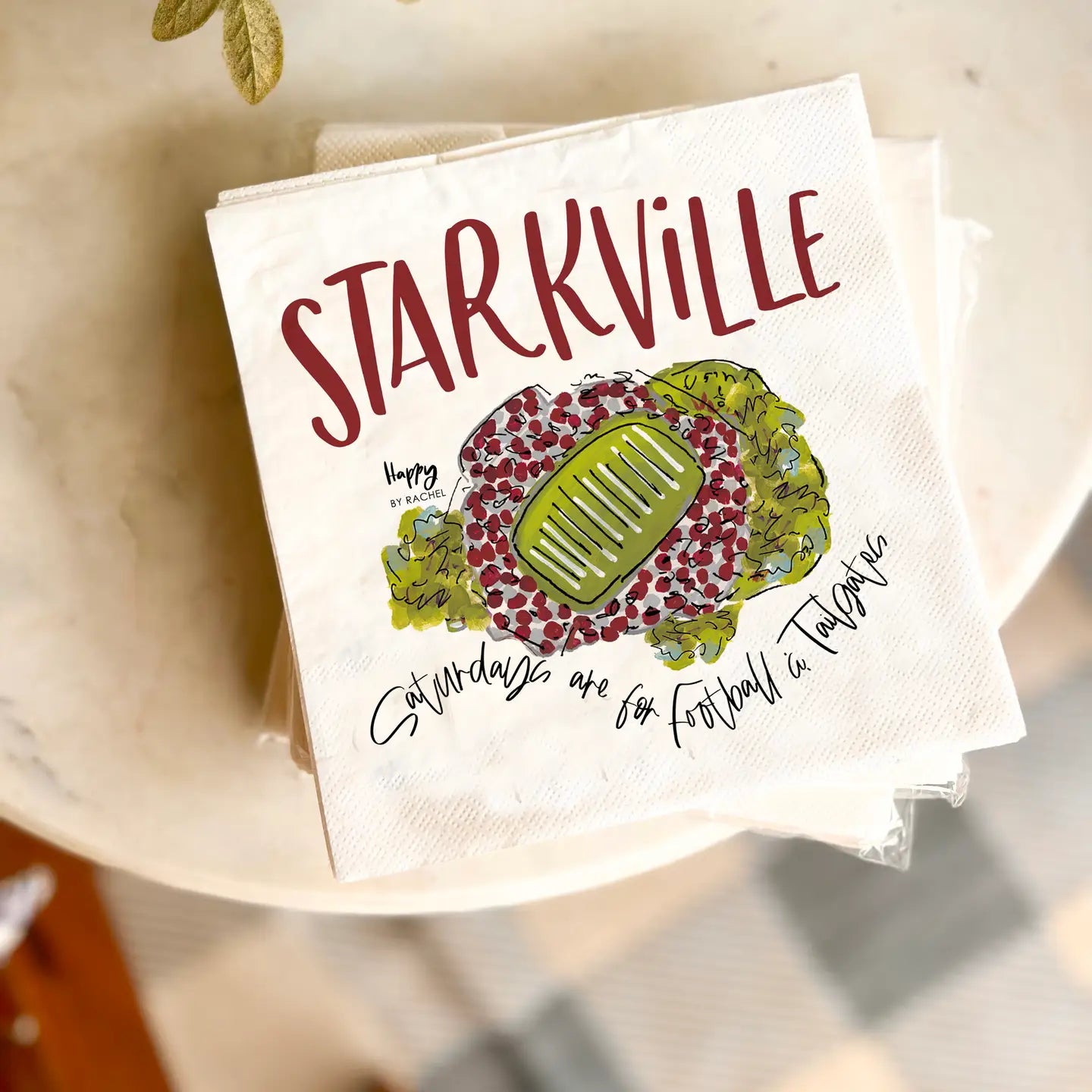 Starkville Tailgate Napkins-Pack of 20