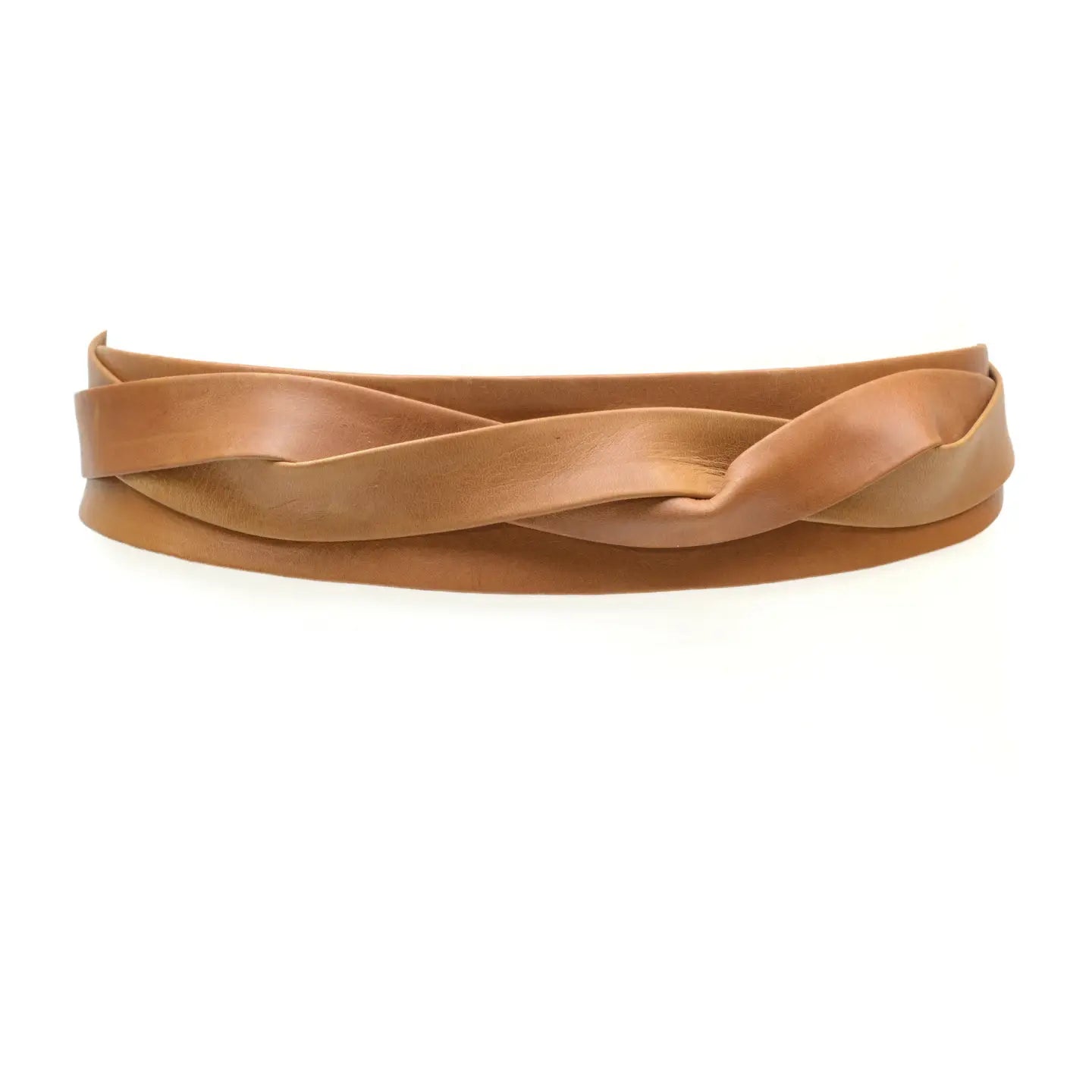 Midi Wrap Belt-Tan