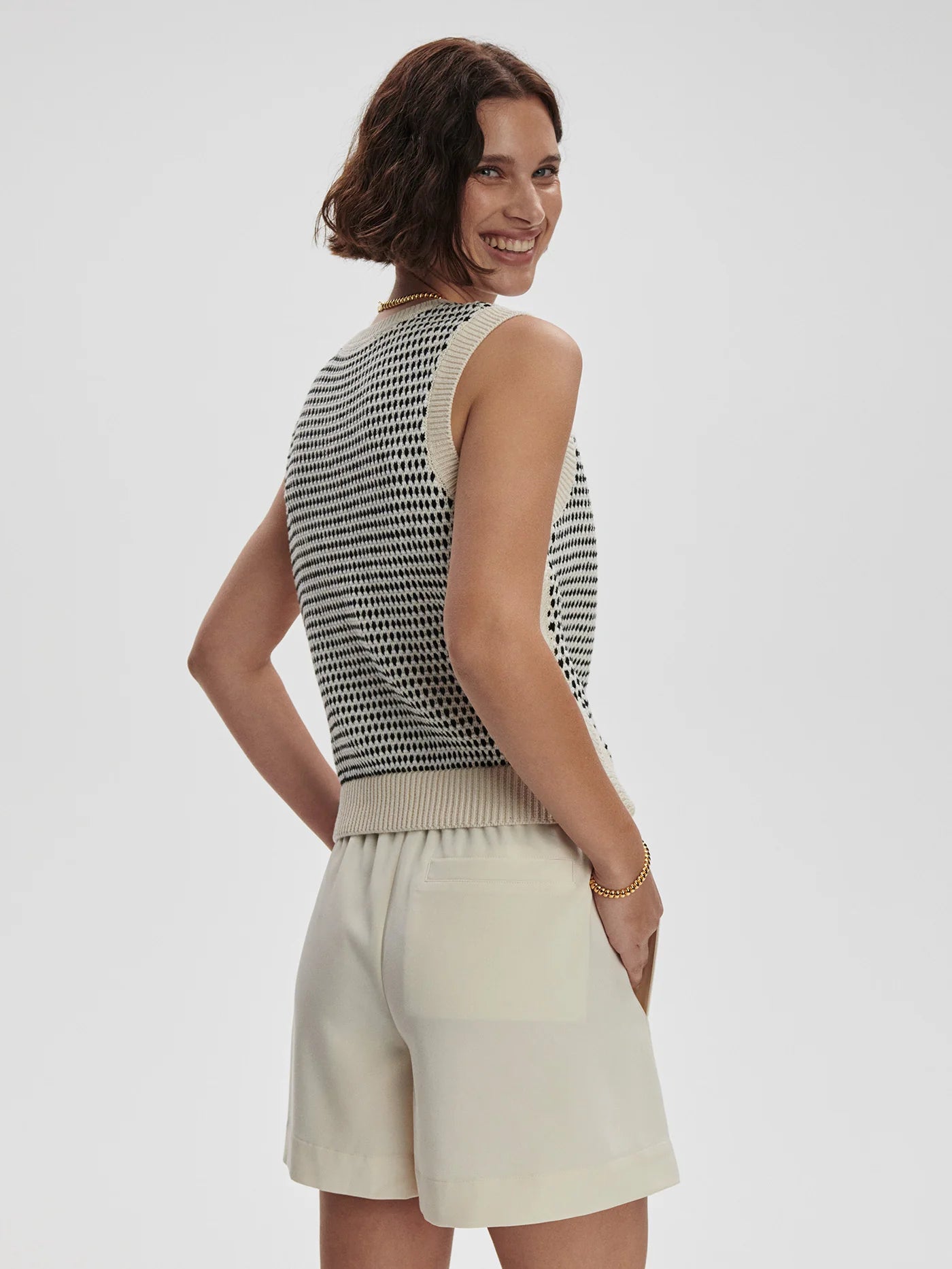 Varley Knowles Textured Knit Vest