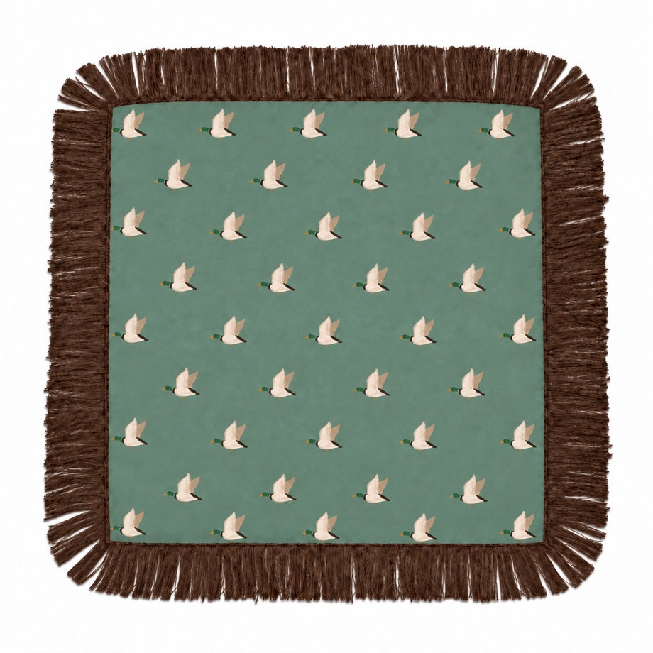 Mallard Flight Fringe Scarf