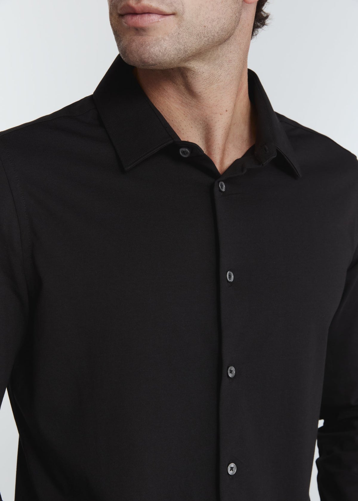 Girona Long Sleeve Shirt - Black