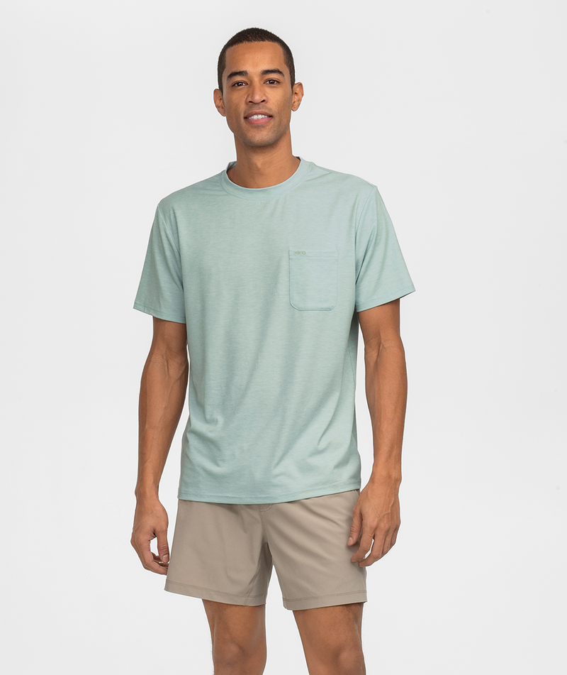 Max Comfort Pocket Tee - Harbor Gray