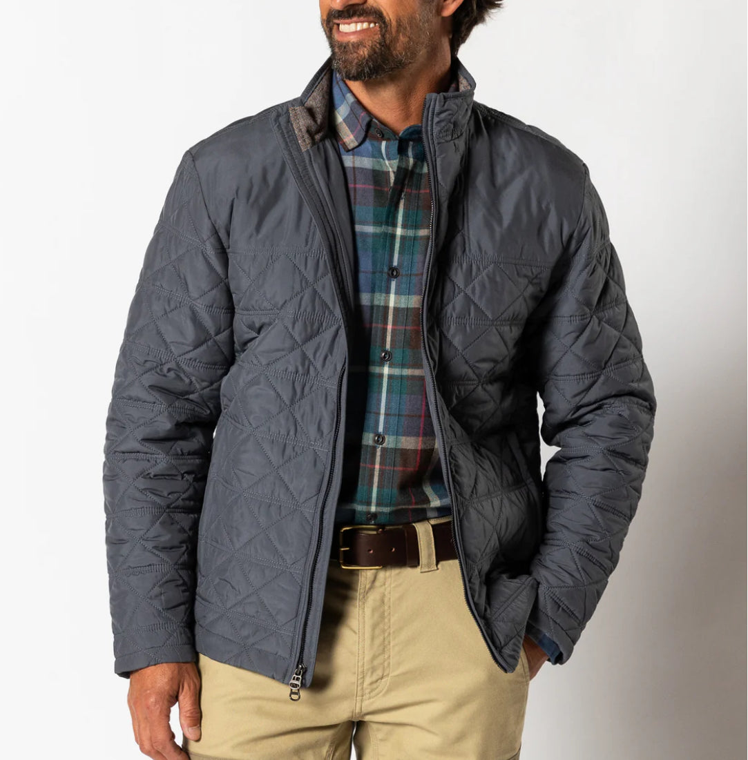 Fremont Quilted Sport Jacket - Ocean Grey