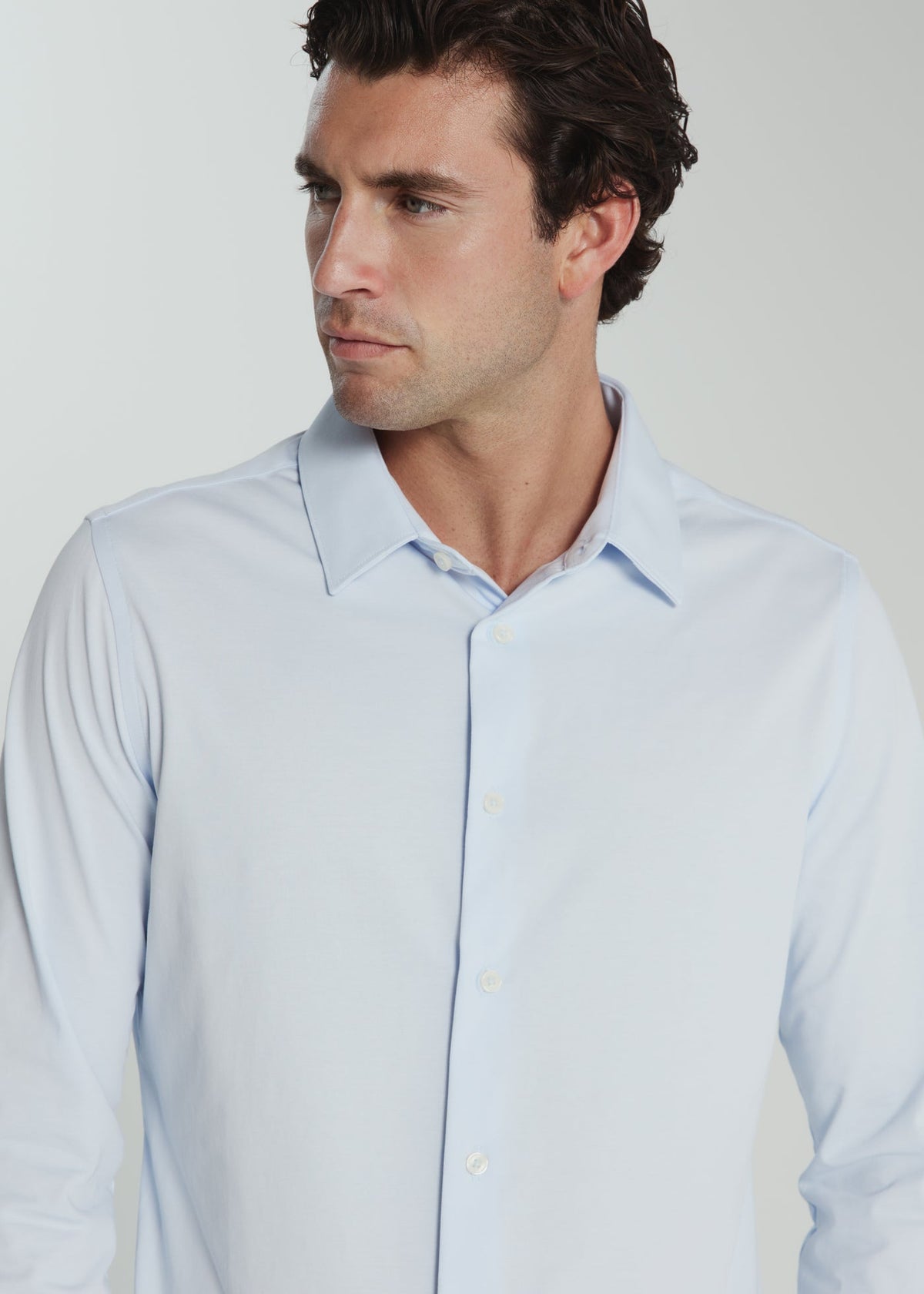 Girona Long Sleeve Shirt - Light Blue