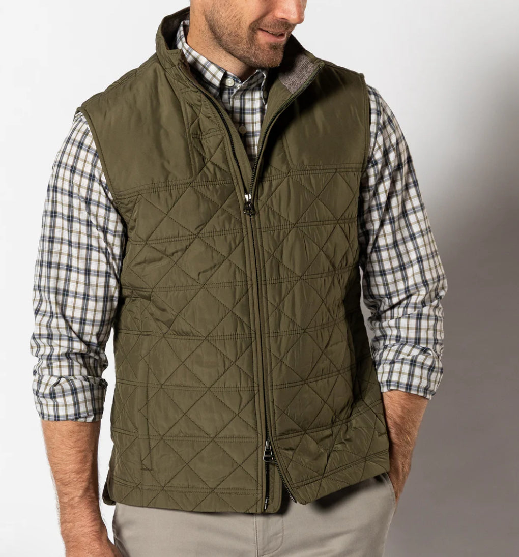 Fremont Sport Quilted Vest - Olive