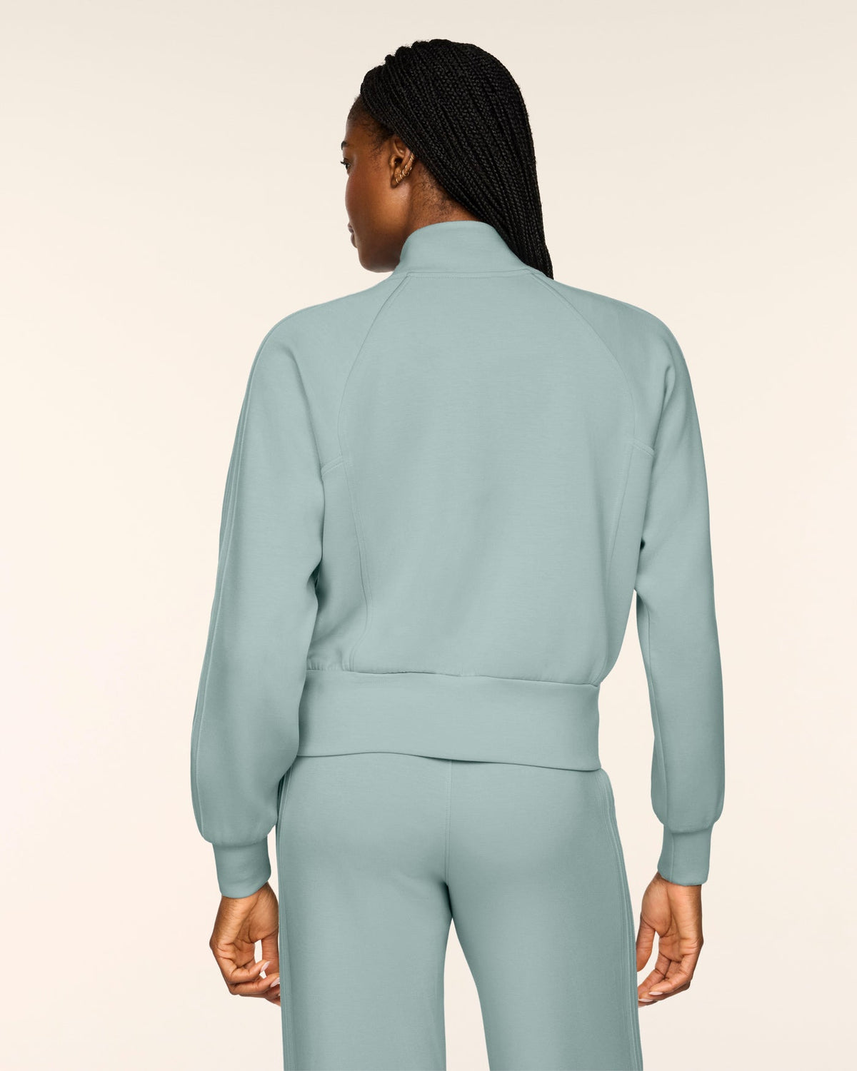 Spanx Pintuck Track Jacket - Dew