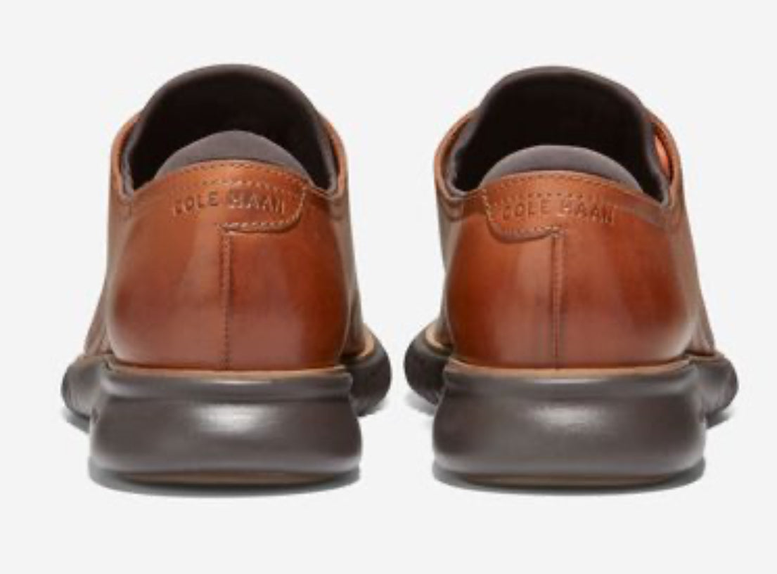 Zerogrand Laser Wingtip Oxford - British Tan Java