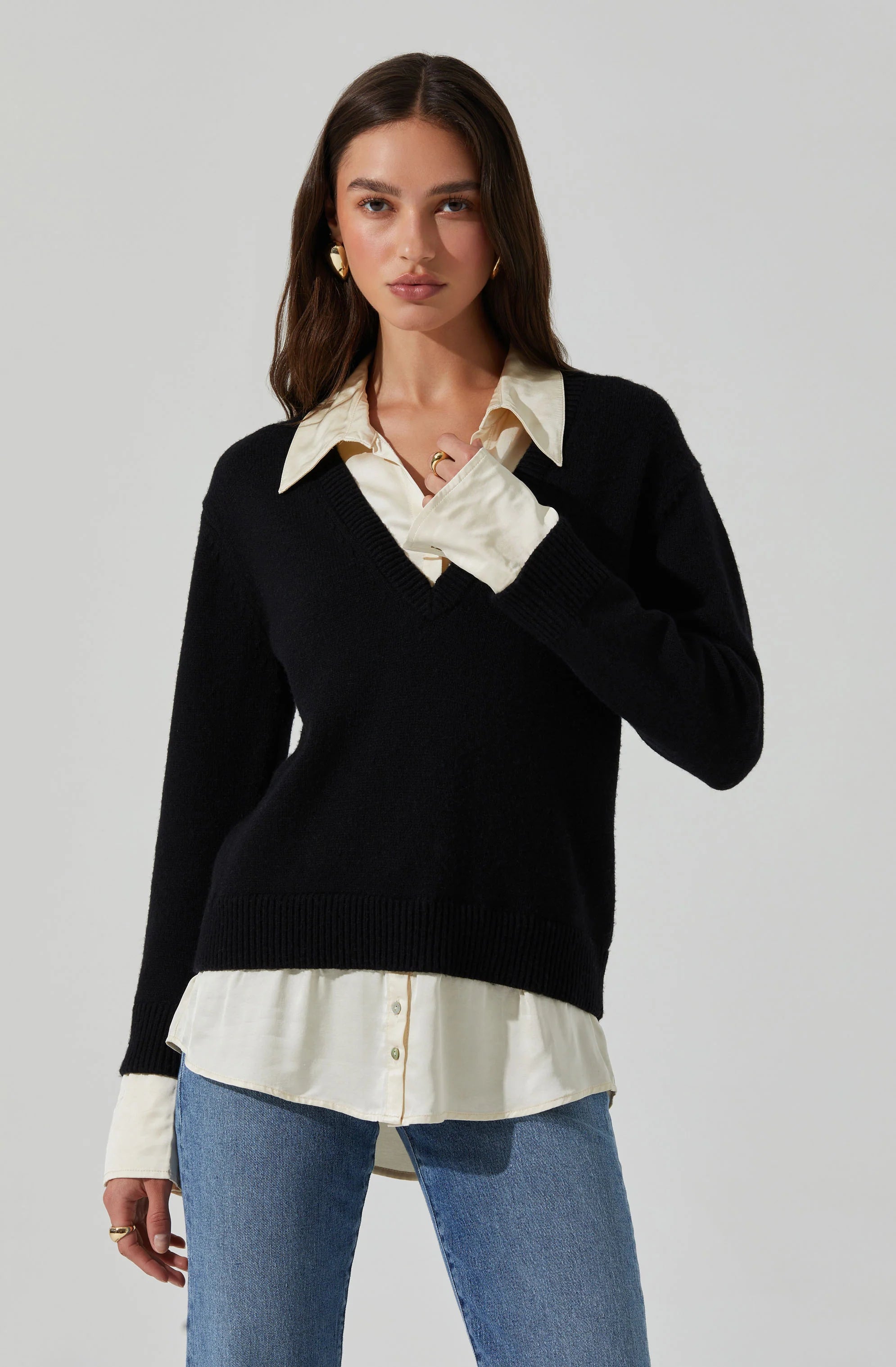 Jianna Layered Sweater