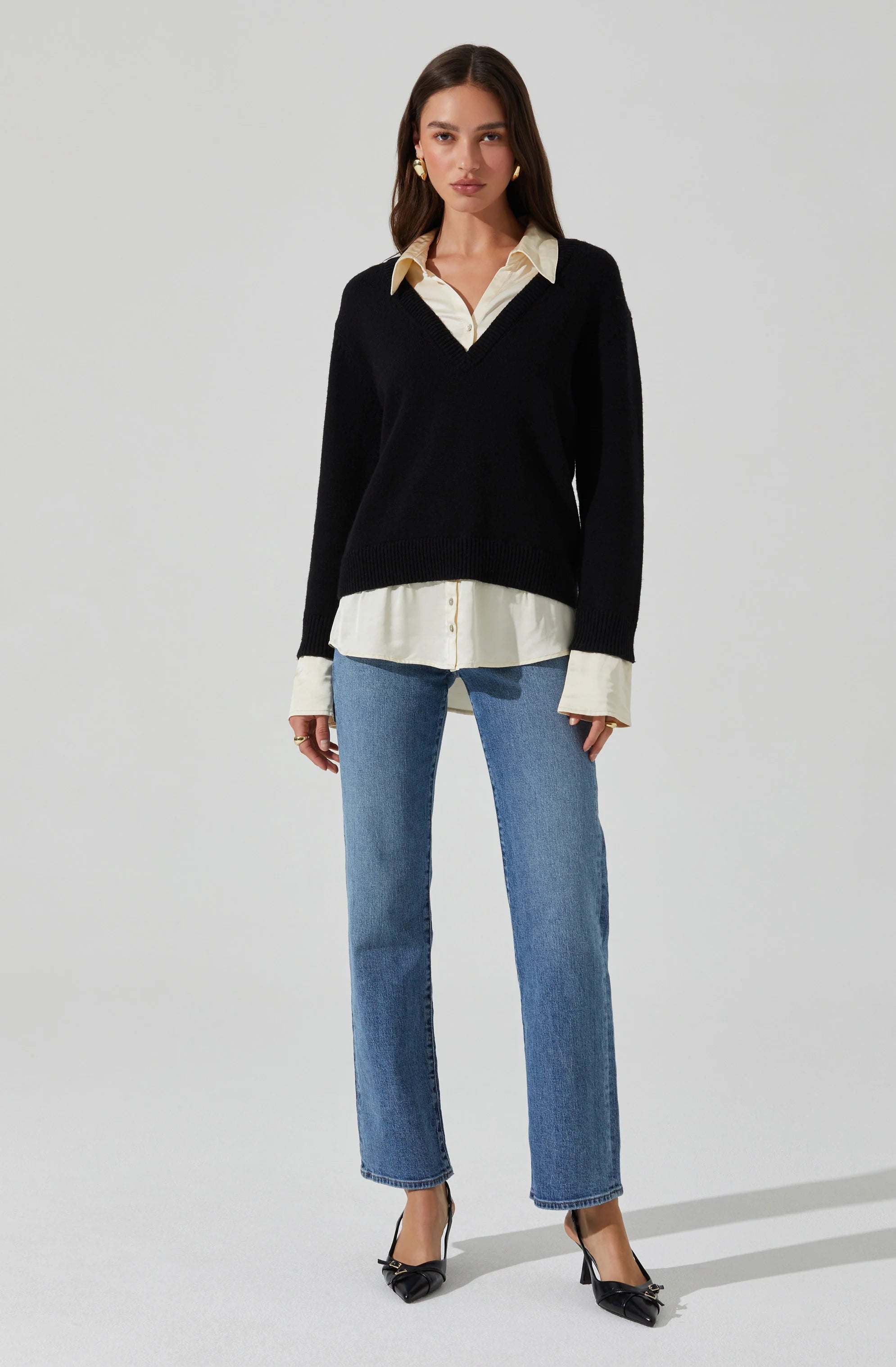 Jianna Layered Sweater