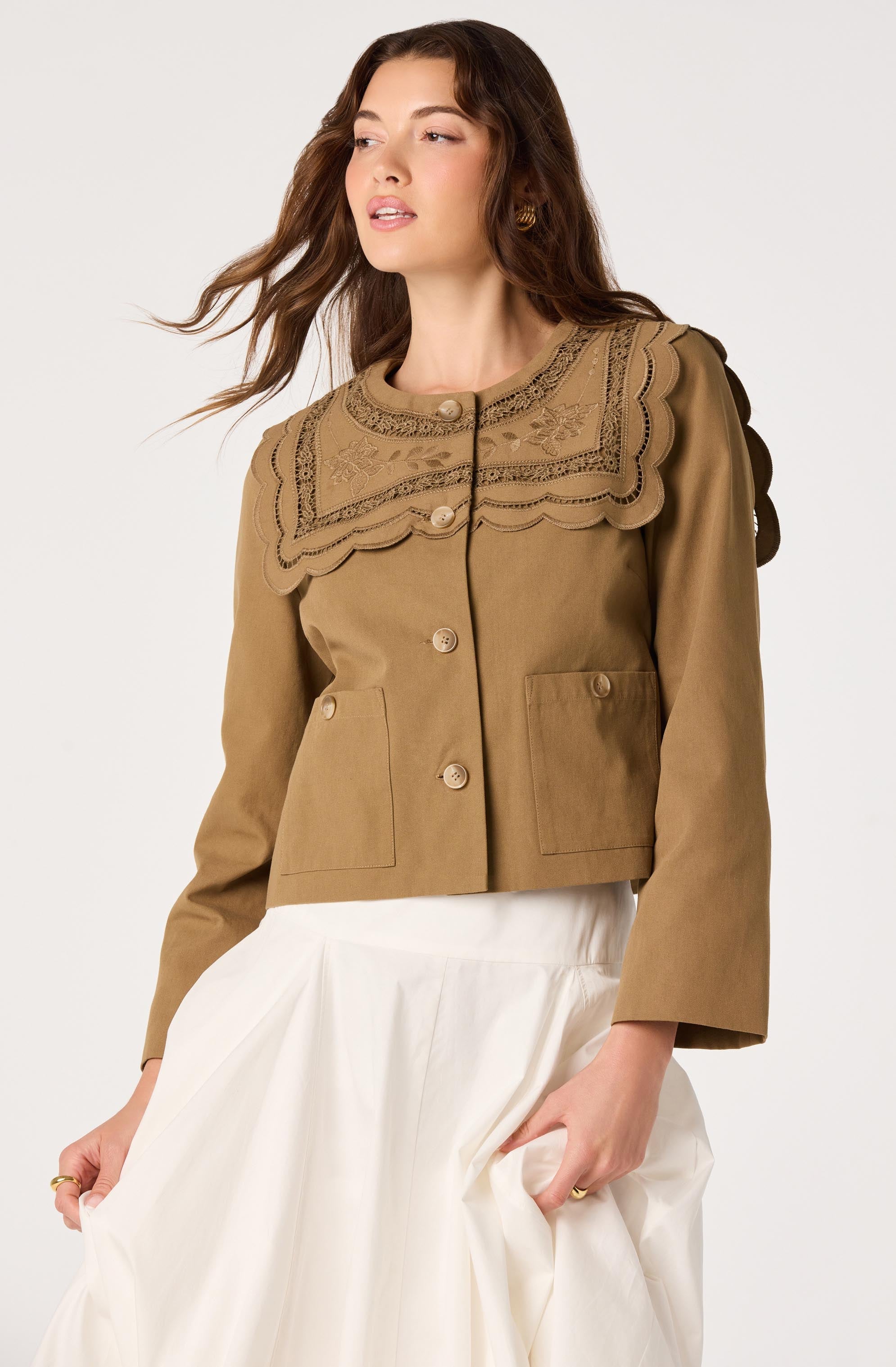 Cleo Jacket-Nutmeg