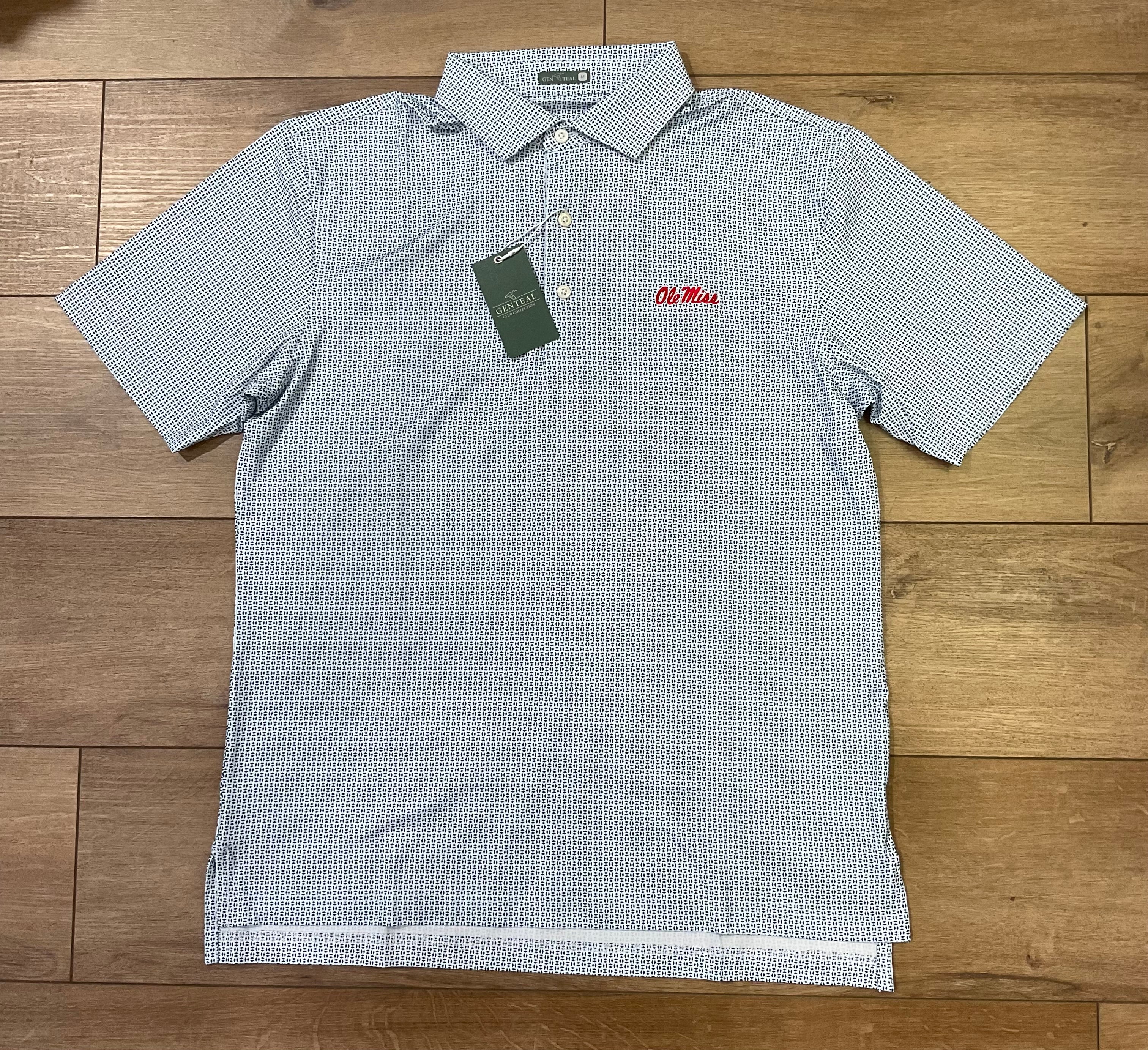 Ole Miss Trellis Polo - Navy