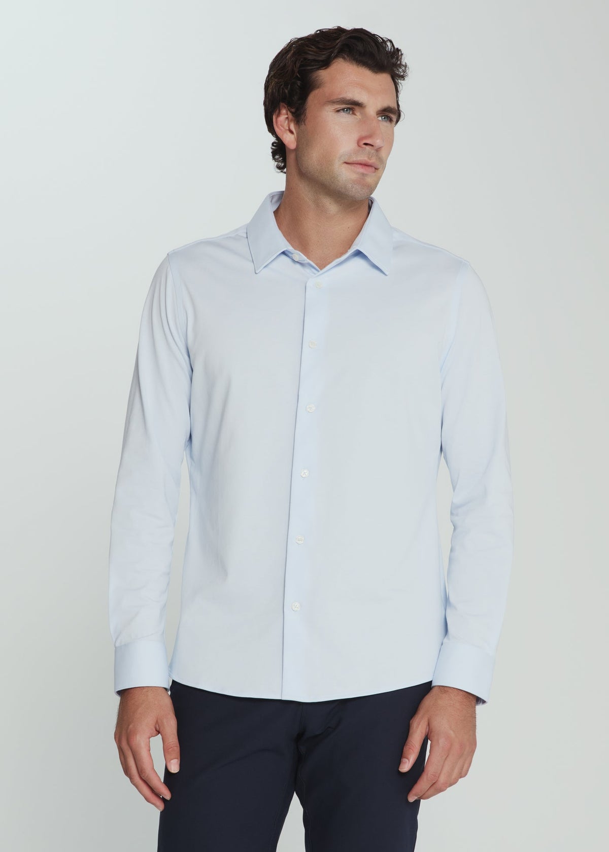 Girona Long Sleeve Shirt - Light Blue