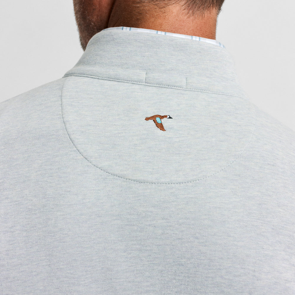 Cotton/Modal Quarter Zip - Tobacco