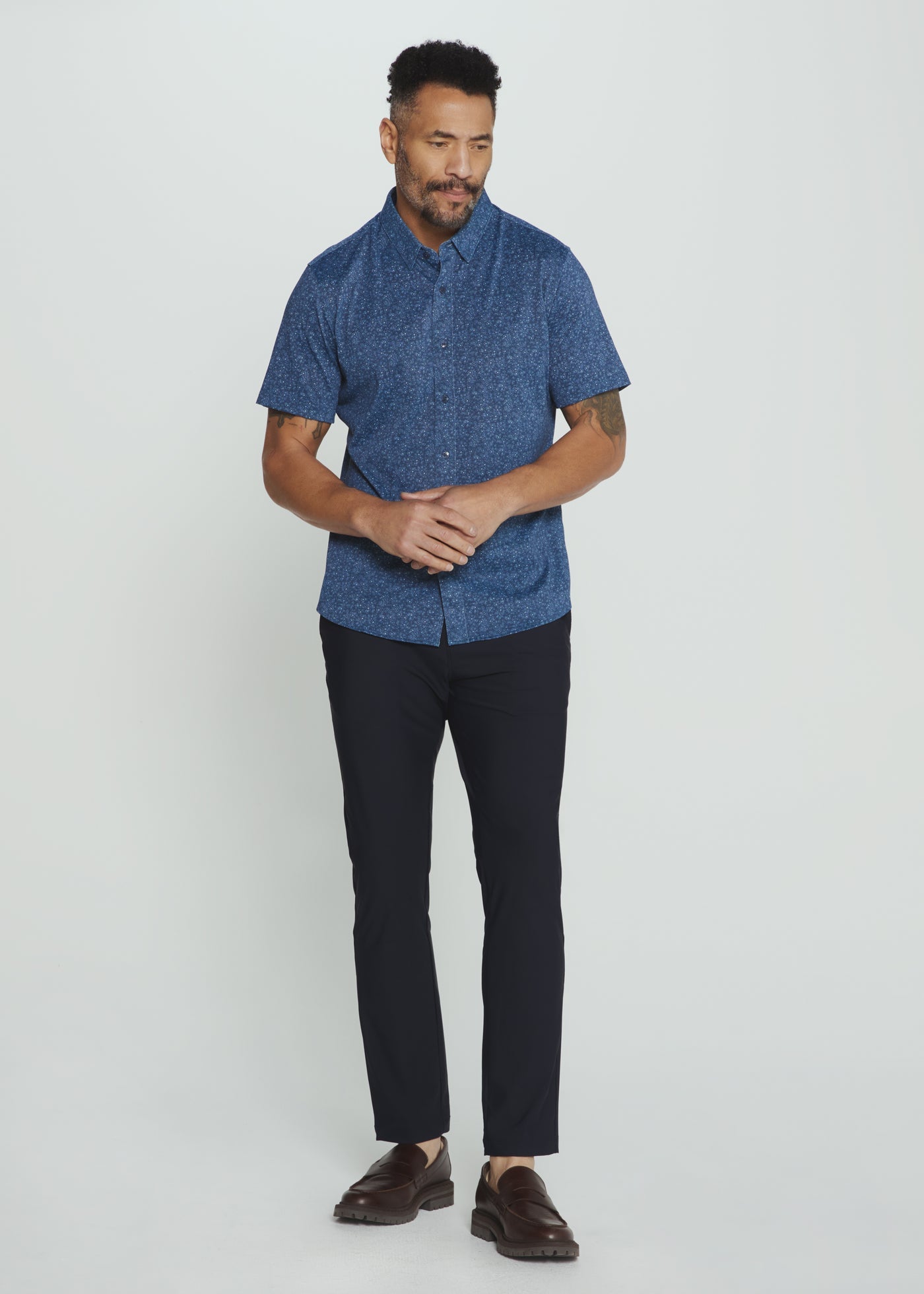Velora Short Sleeve Shirt -  Midnight