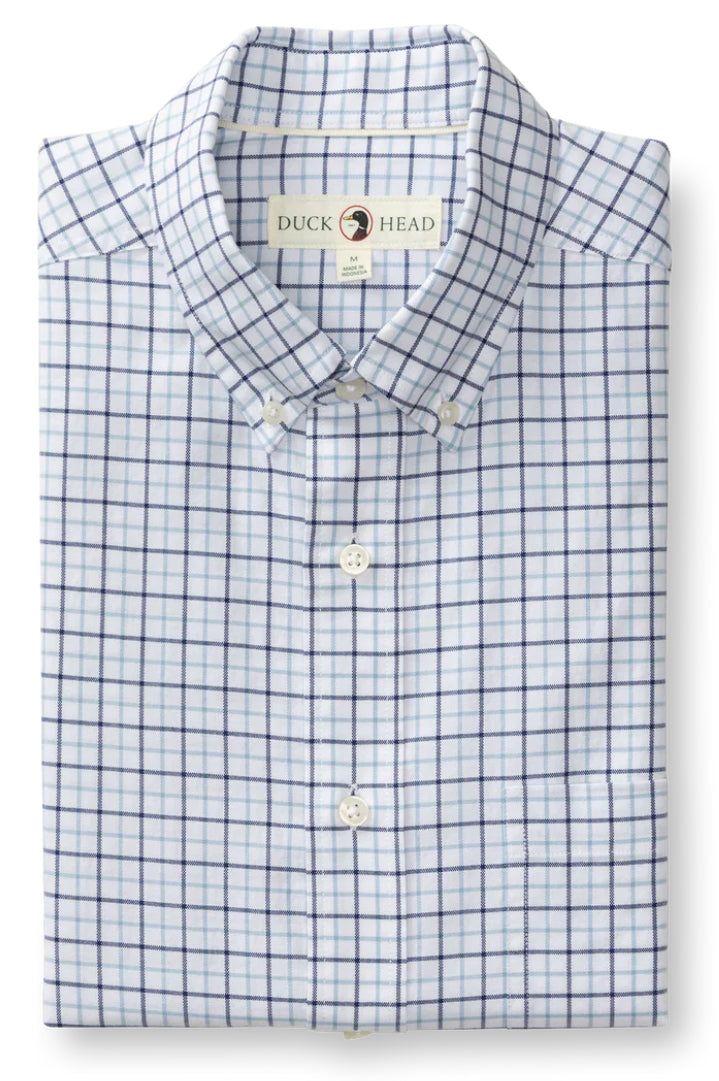 Cotton Oxford Sport Shirt - Glacier Blue