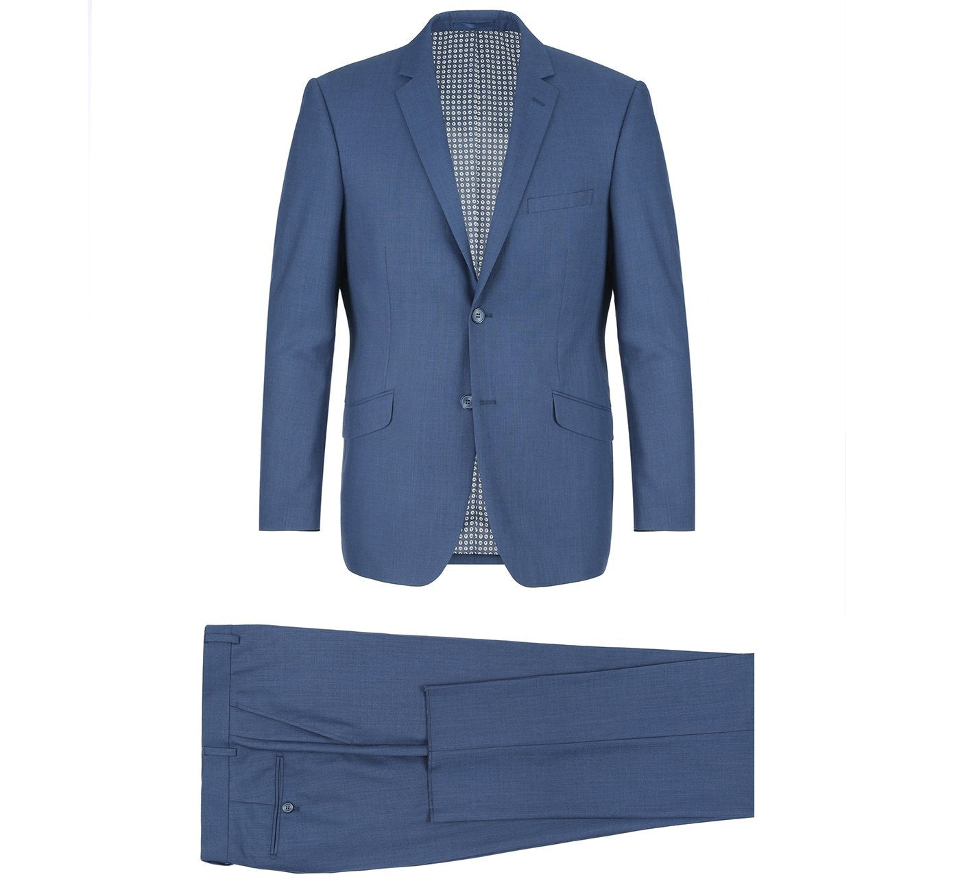 Dusty Blue Heathered Suit