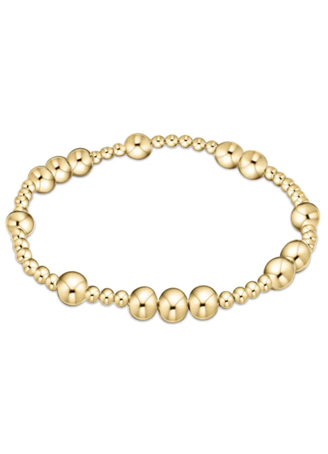 Hope Unwritten 6mm Gold Bead Bracelet-EN