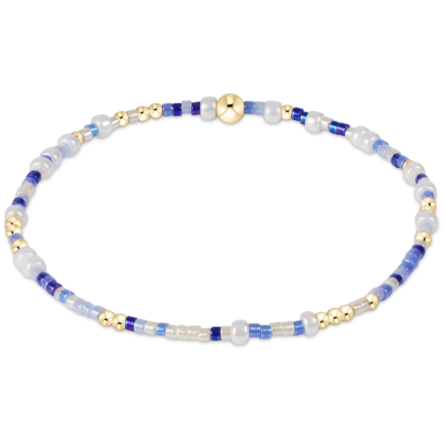 egirl Hope Unwritten Signature Cross Bracelet-Smurf Blue