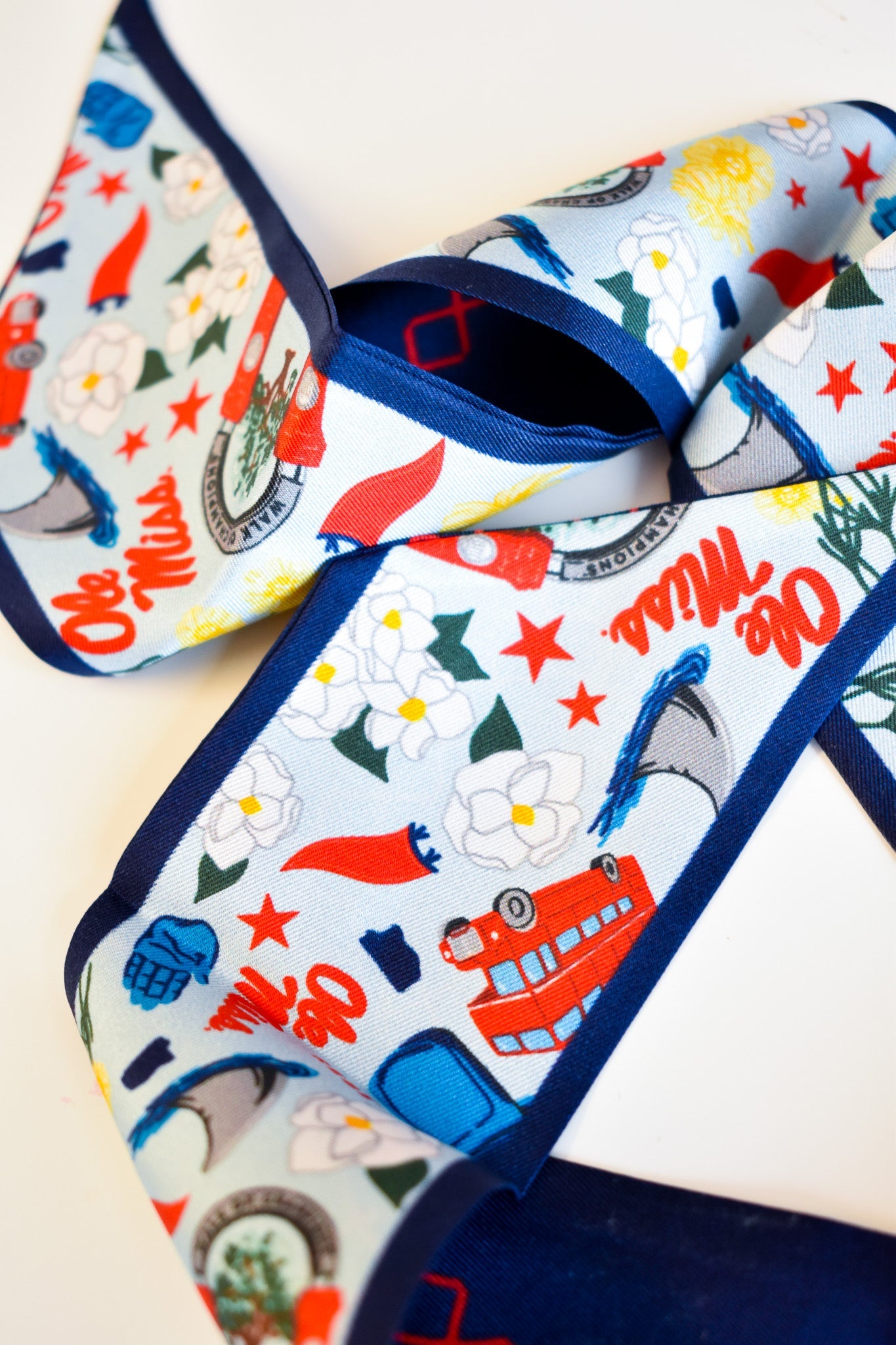 Ole Miss Rebels Skinny Scarf