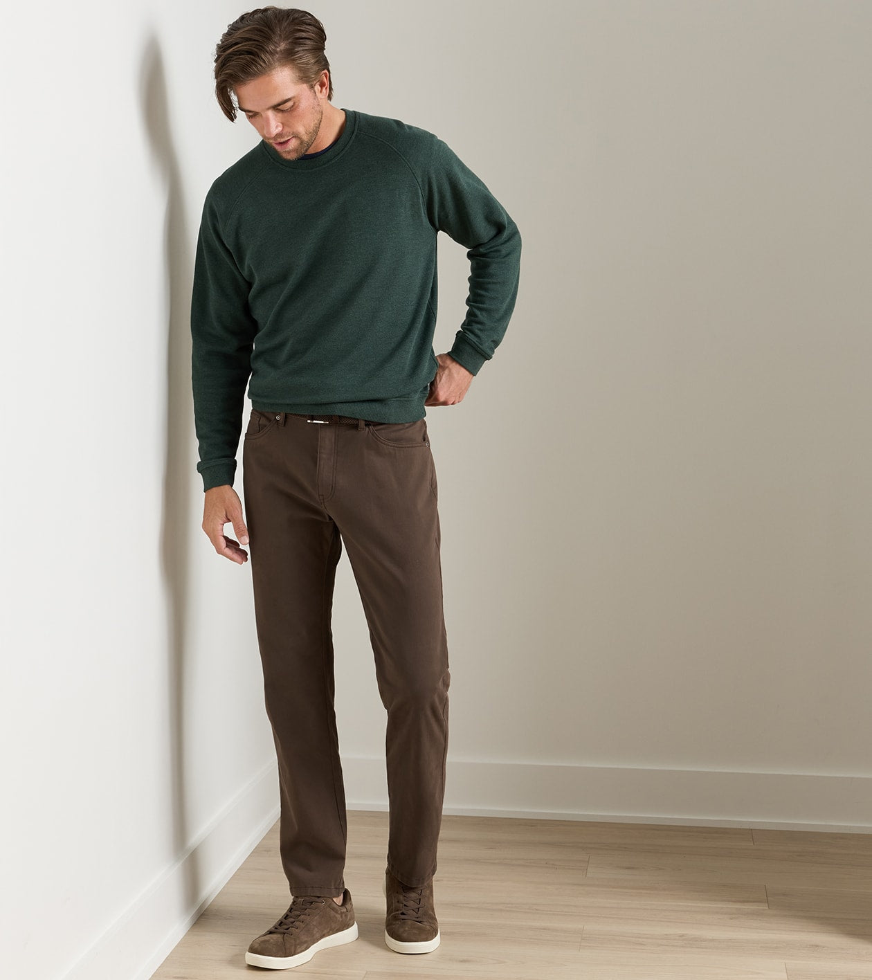 Signature Sateen Five Pocket Pant - French Press